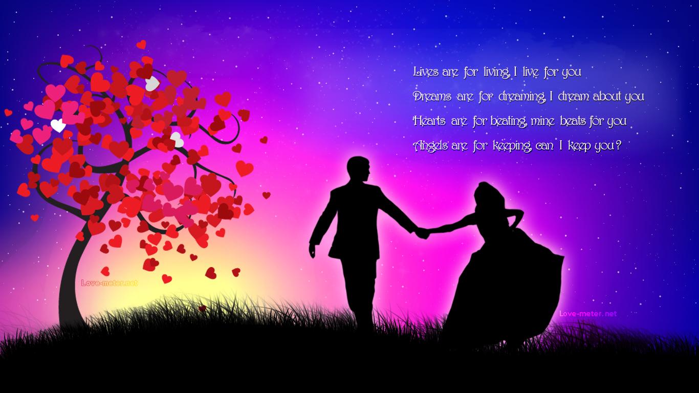 Romantic Love Wallpaper -DesignBump
