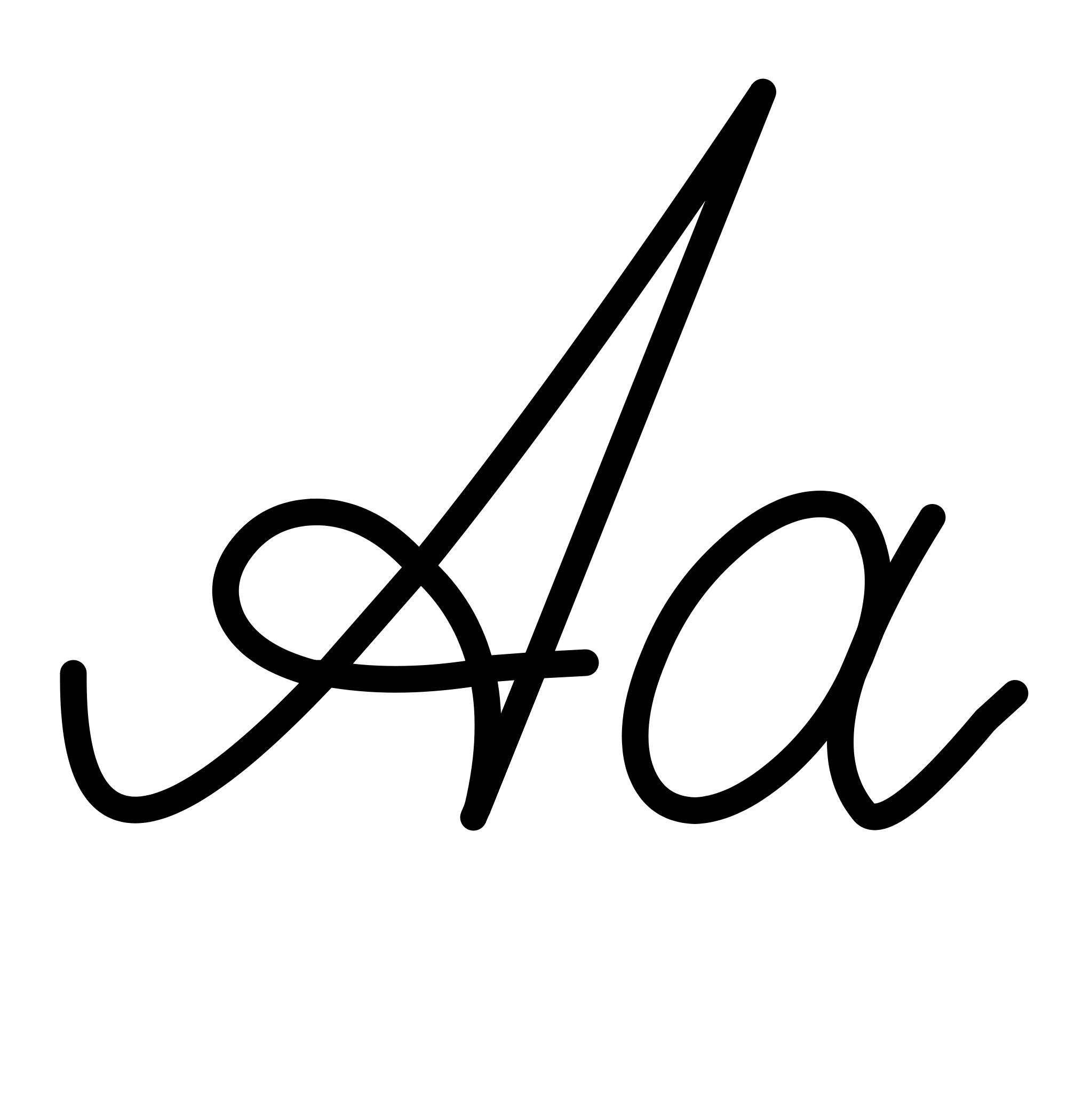 Cursive Letter A Png Clip Art Library | Images and Photos finder