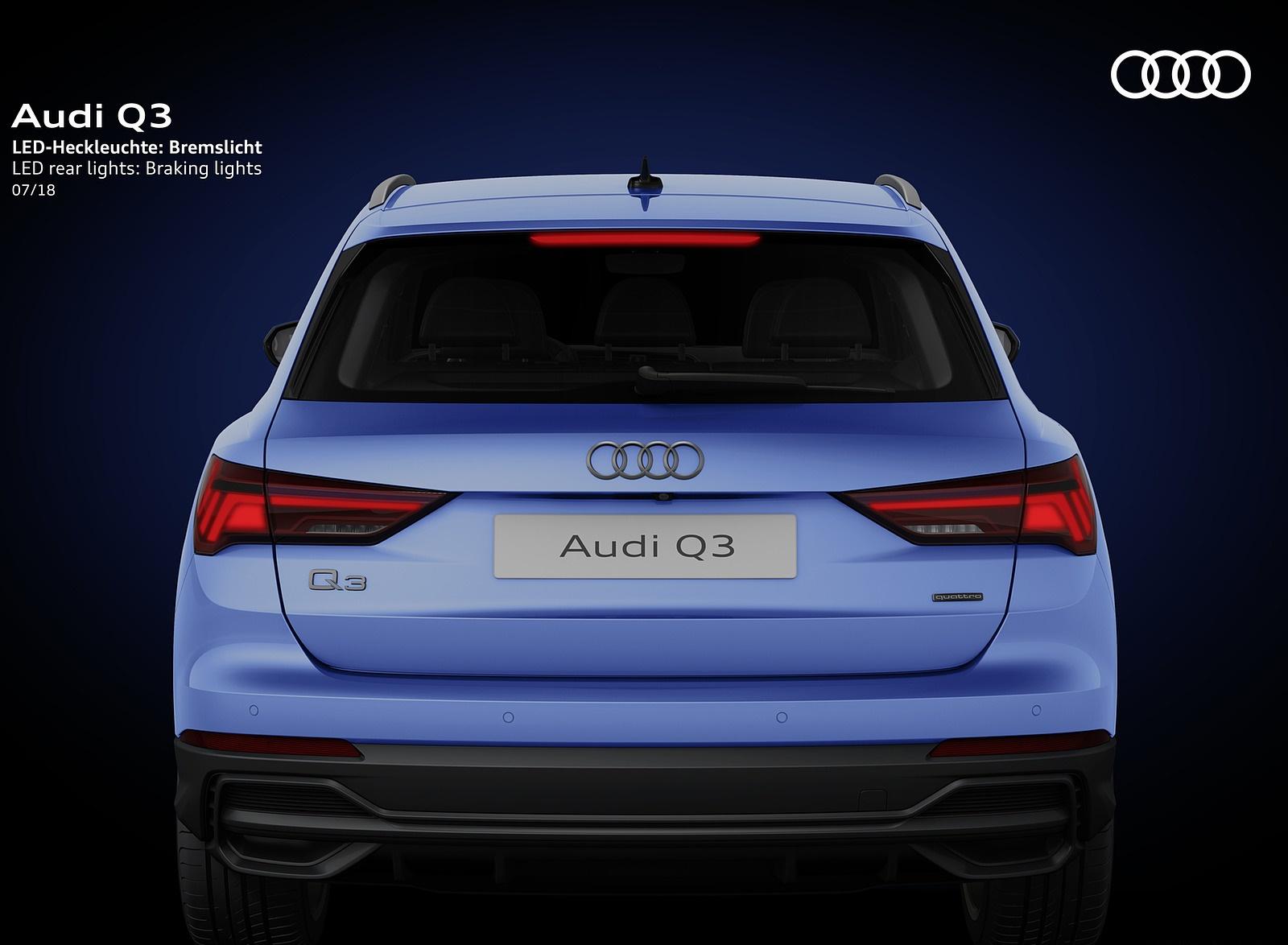 Audi Q3 LED rear lights Bracking lights Wallpaper (24)