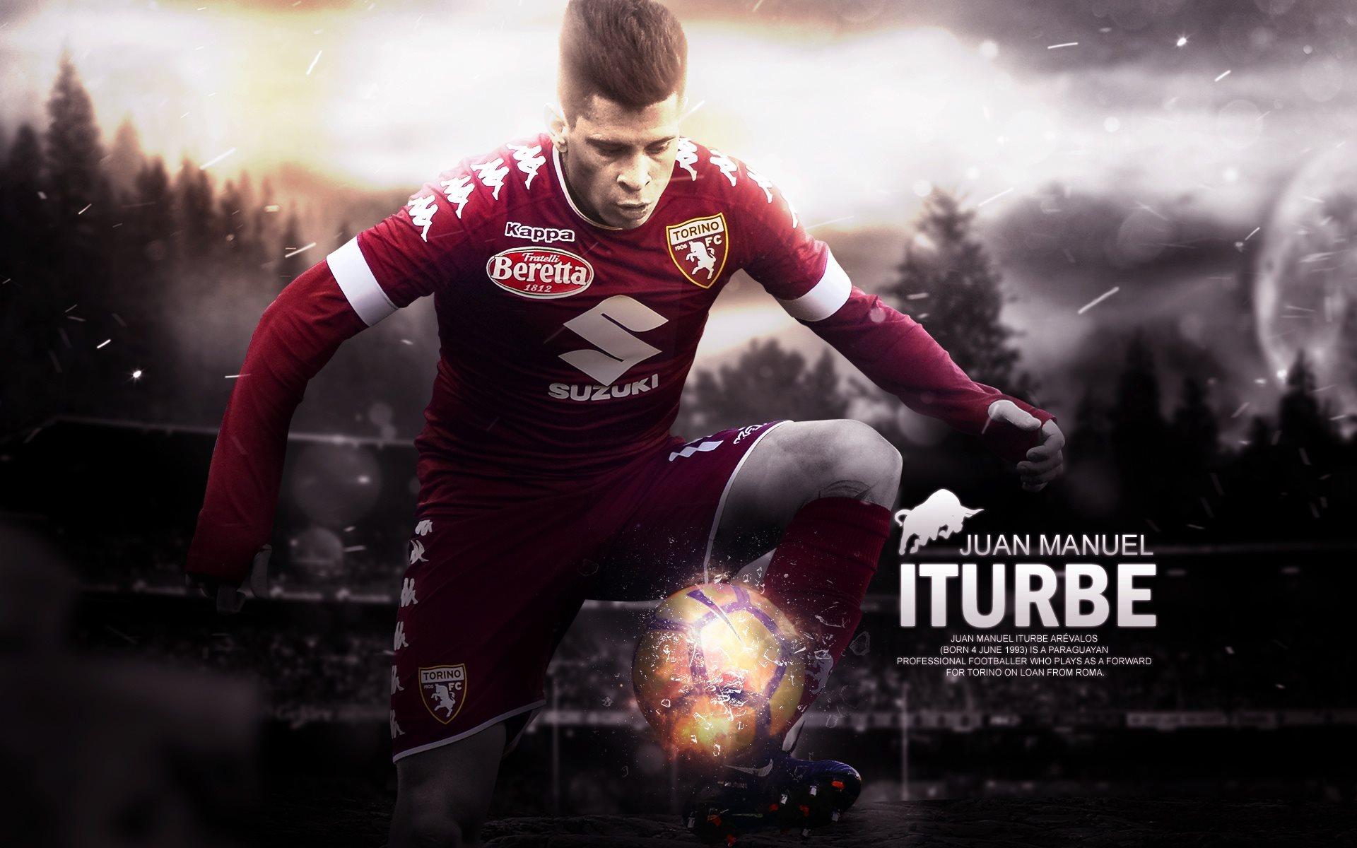 Download wallpaper Juan Manuel Iturbe, Torino FC, Football, Italy