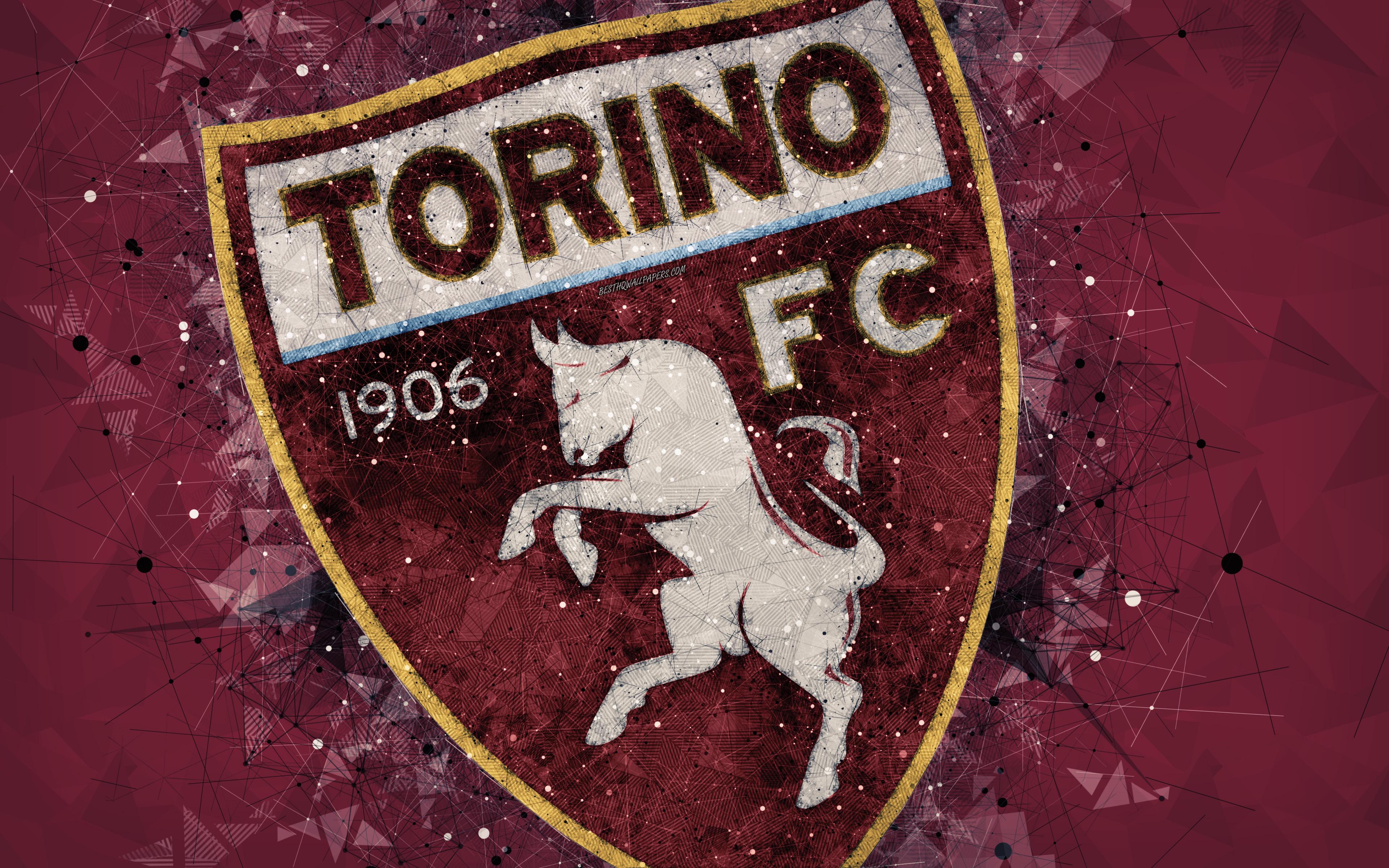 Download wallpaper Torino FC, 4k, Italian football club, creative