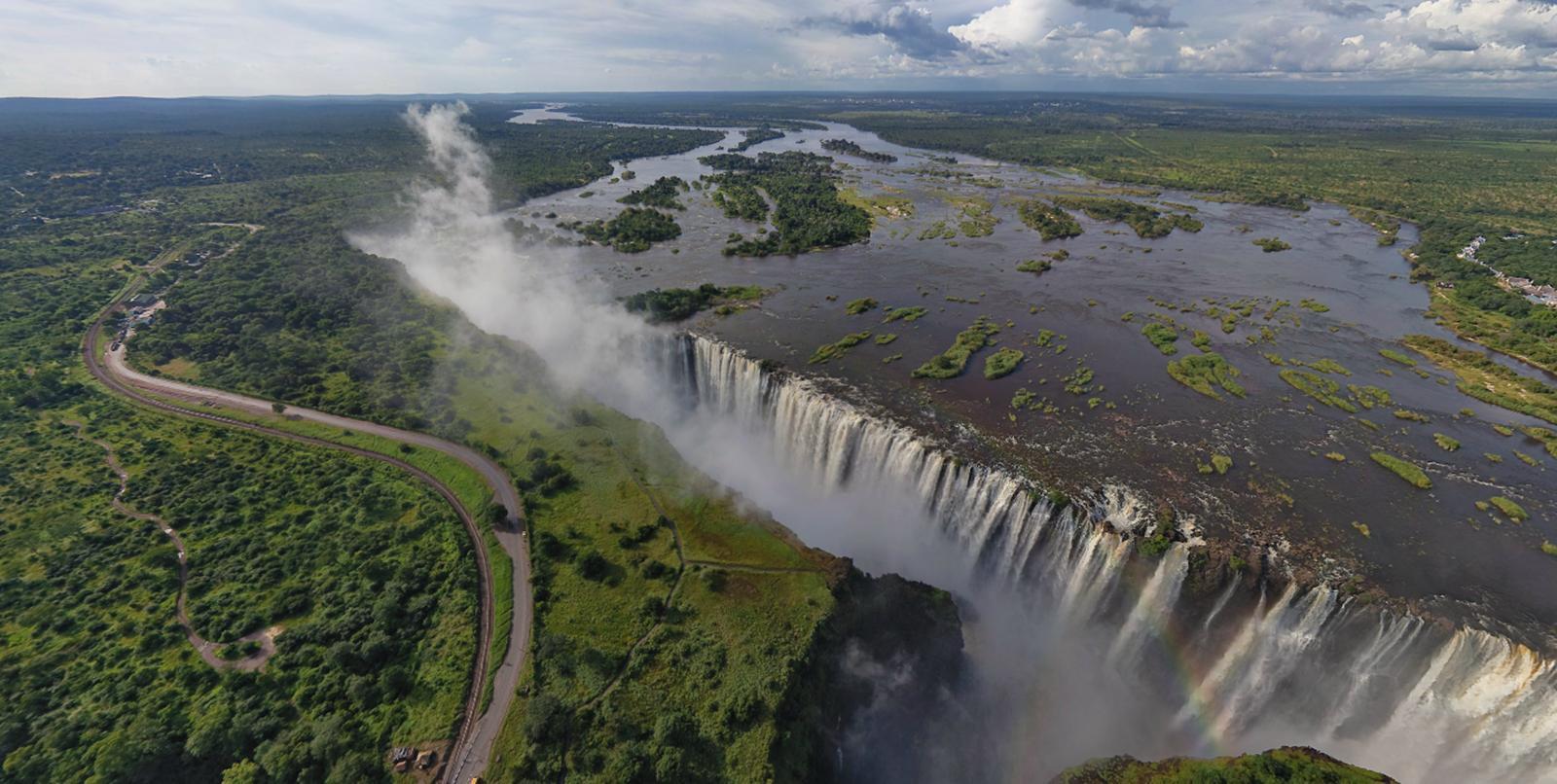 Victoria Falls Wallpaper 4K (1600x806). EDecorati.com™