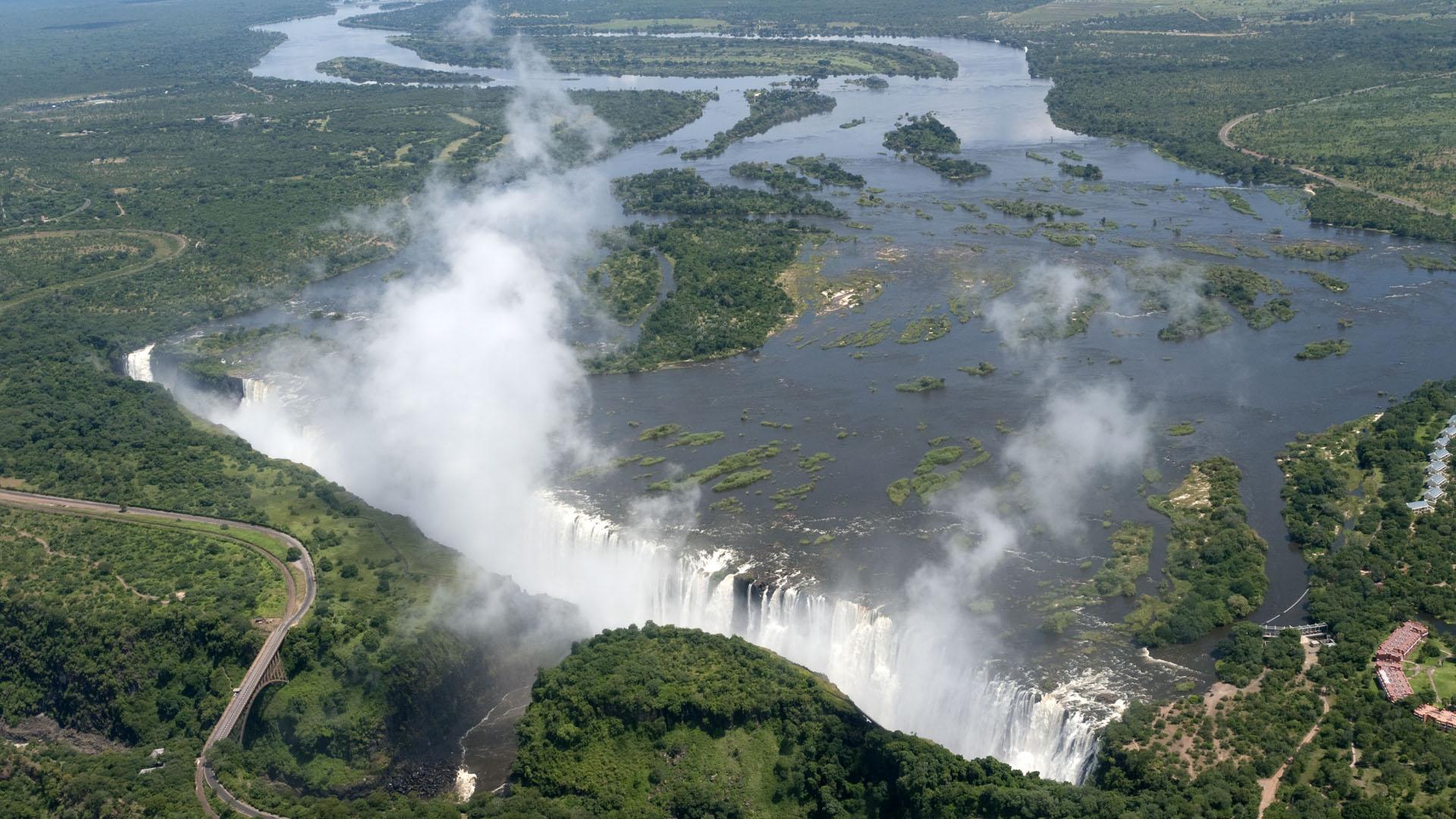 Victoria Falls Wallpaper 21 X 1080