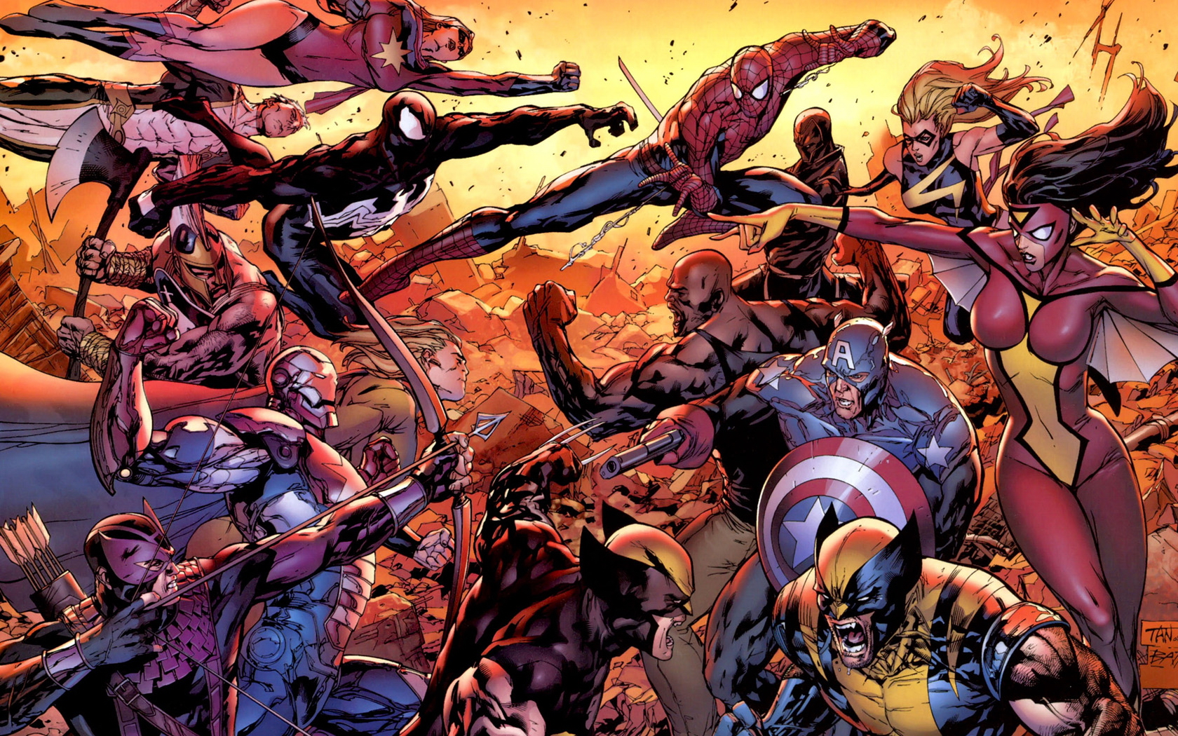 avengers vs new avengers. Zoom Comics Comic Book Wallpaper