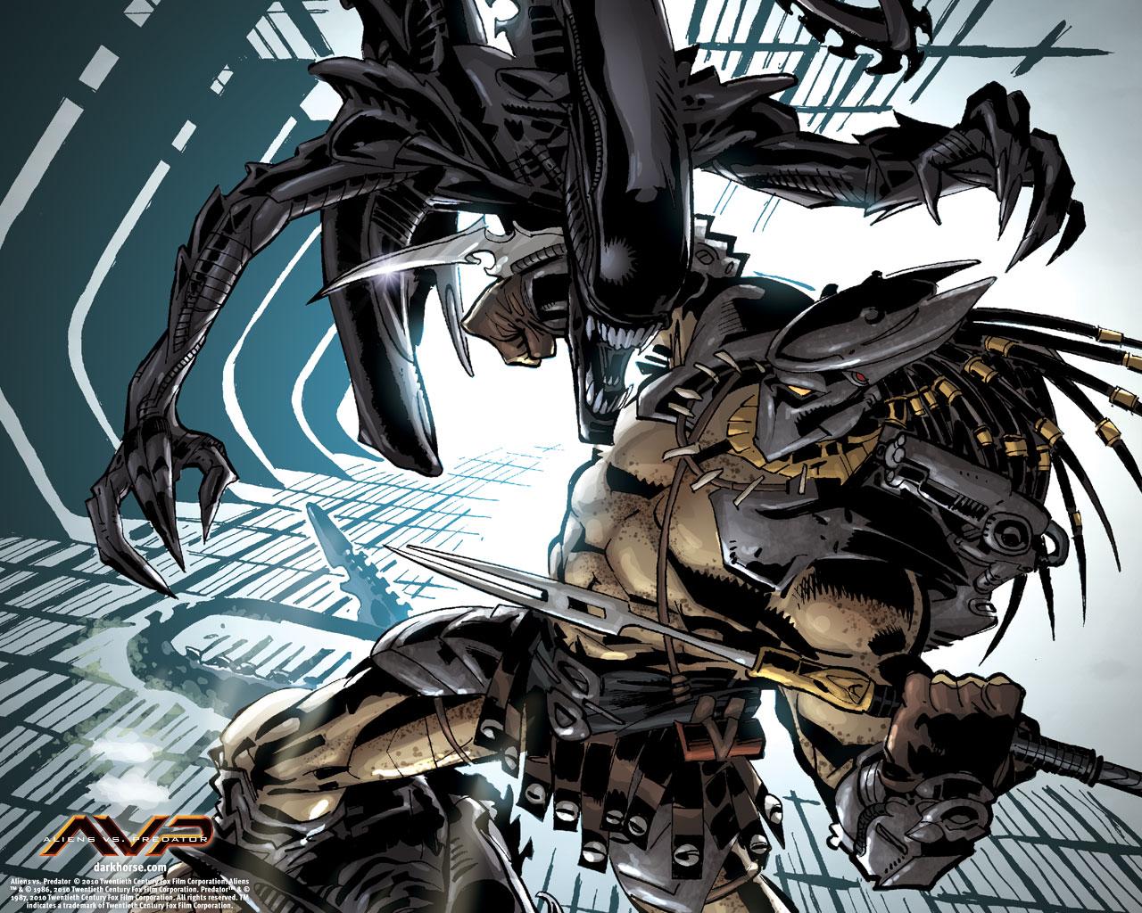 Aliens vs. Predator: Three World War - Desktops - Dark Horse Comics
