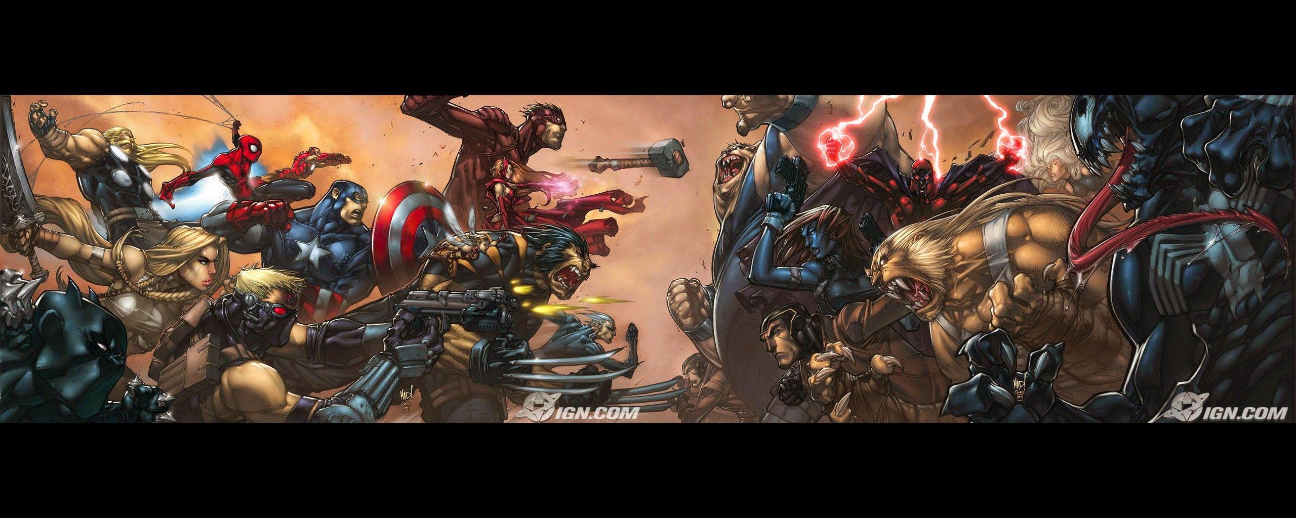 Iron Man Venom Thor Spider Man Captain America X Men Wolverine Duel
