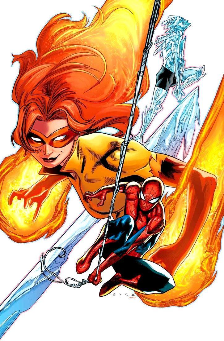 Angelica Jones, A.k.a. Firestar. Throwback To 'Spider Man And His