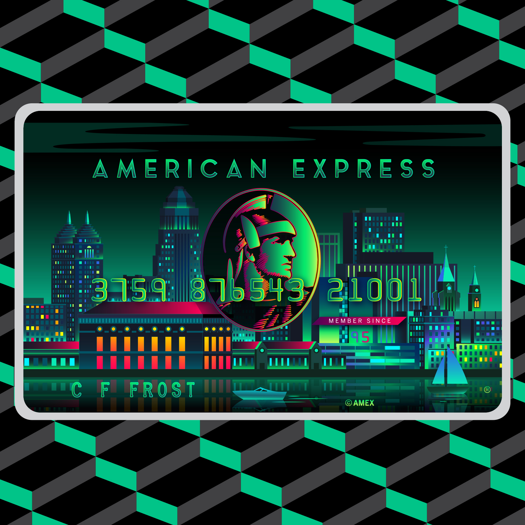 American Express: Card Art • A.H.A. Design