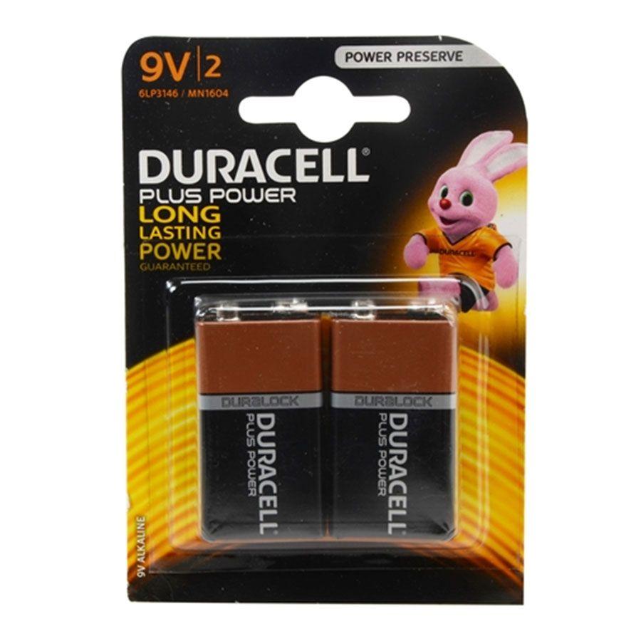 Duracell 9v Plus Power Batteries of 2