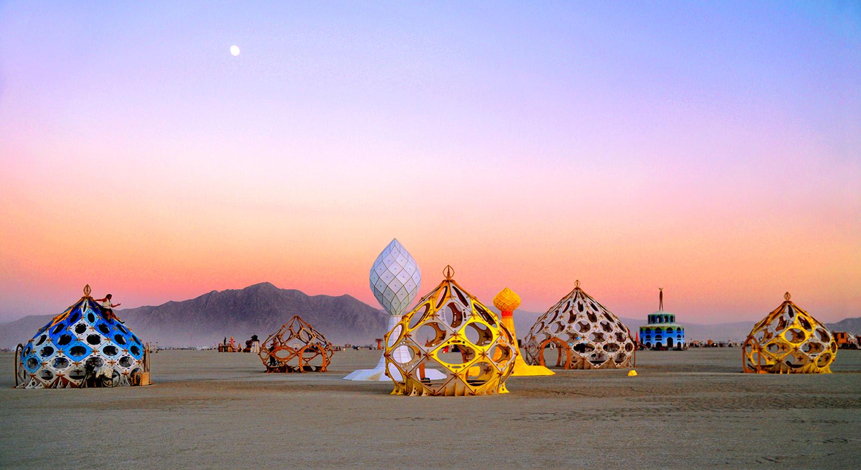 Photographer Philippe Glade documents Burning Man. Wallpaper*