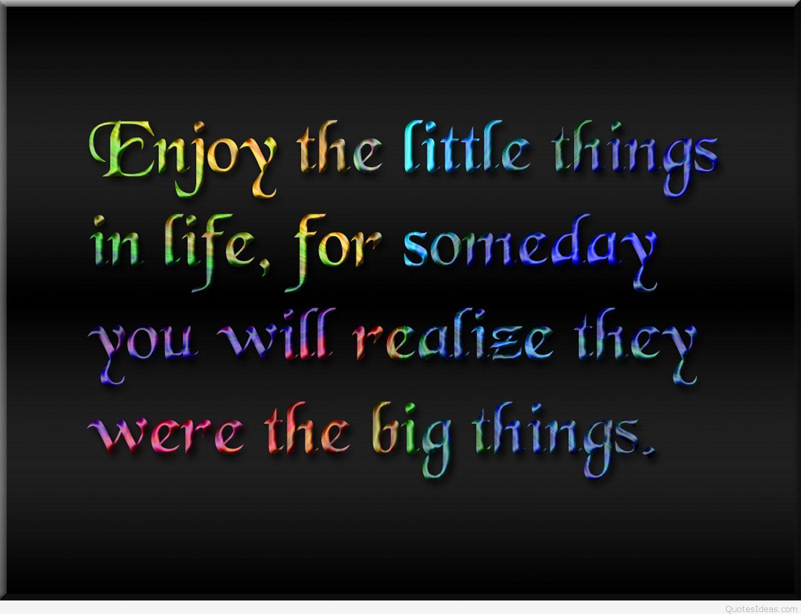 Enjoy life quote wallpaper