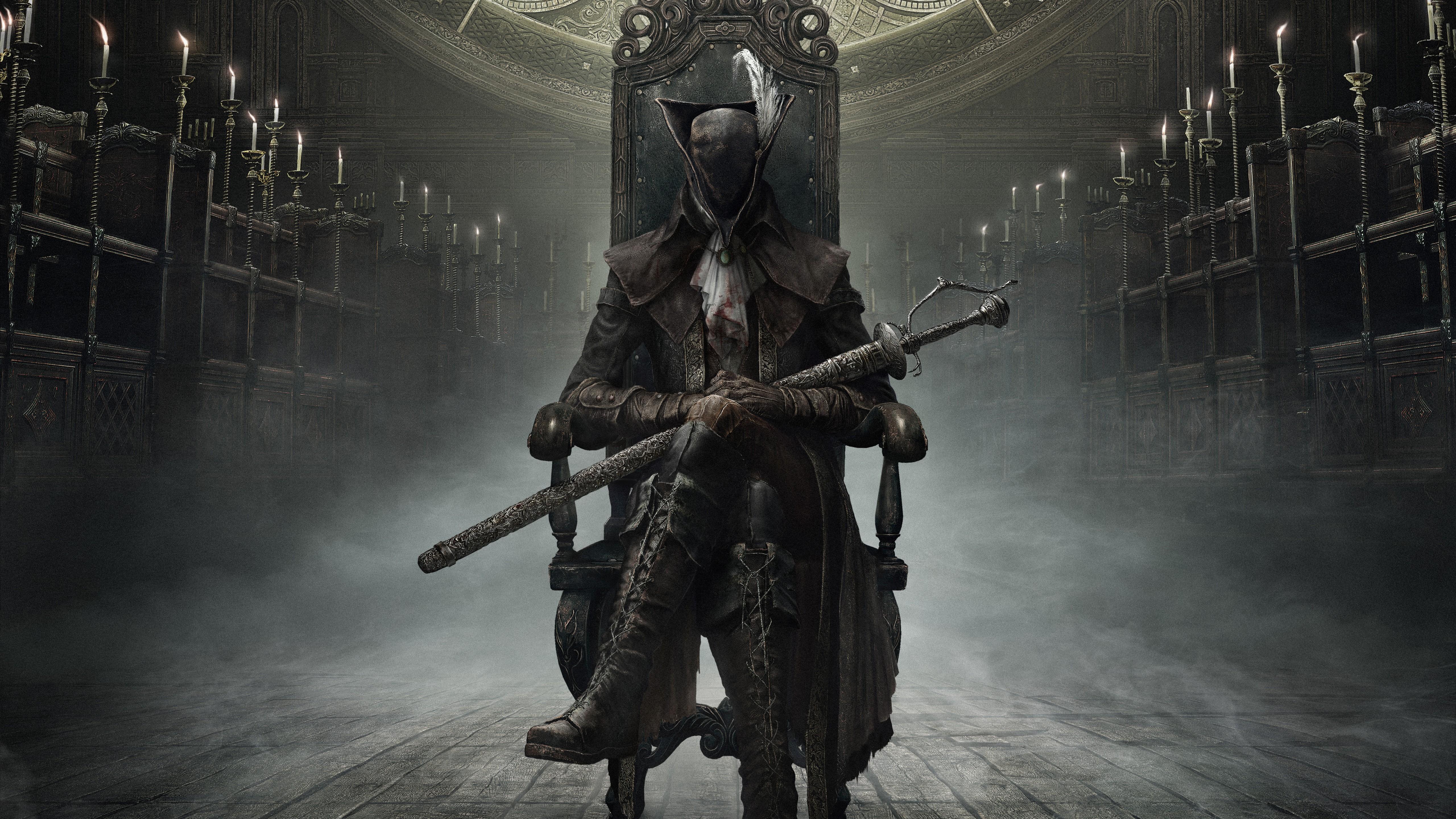 Wallpaper Bloodborne: The Old Hunters, Hunter, Action, Role Playing