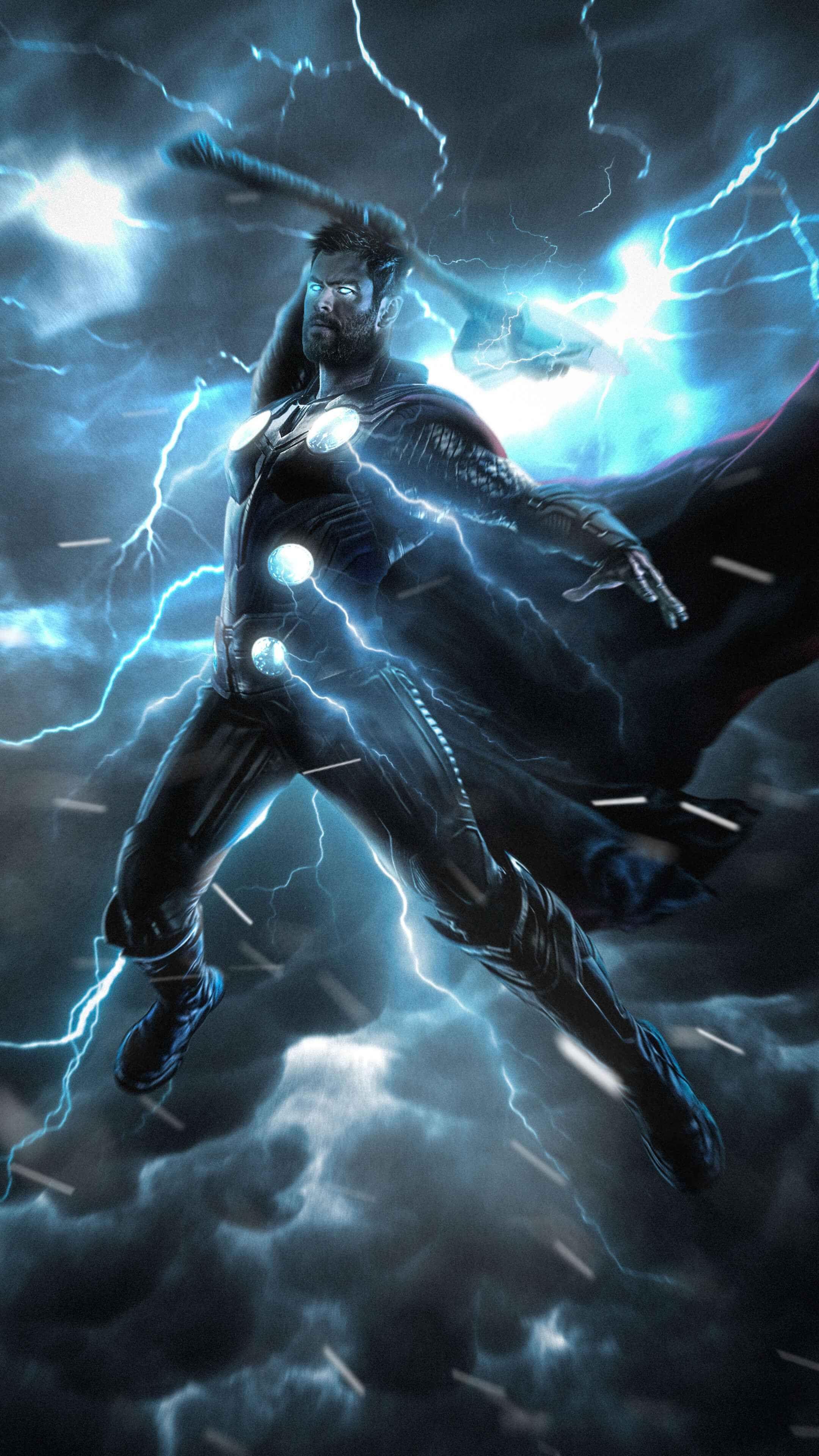Avengers Endgame Thor Stormbreaker iPhone Wallpaper. iPhone