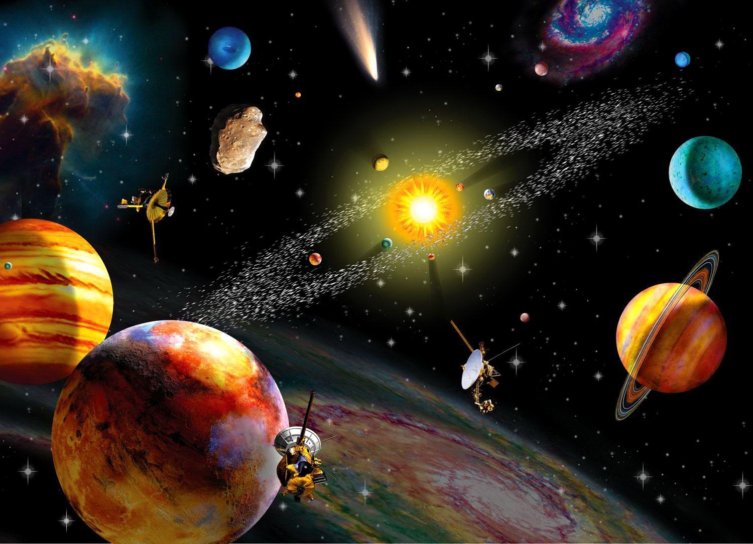 Planets in Solar System Wallpaper 11 X 1085