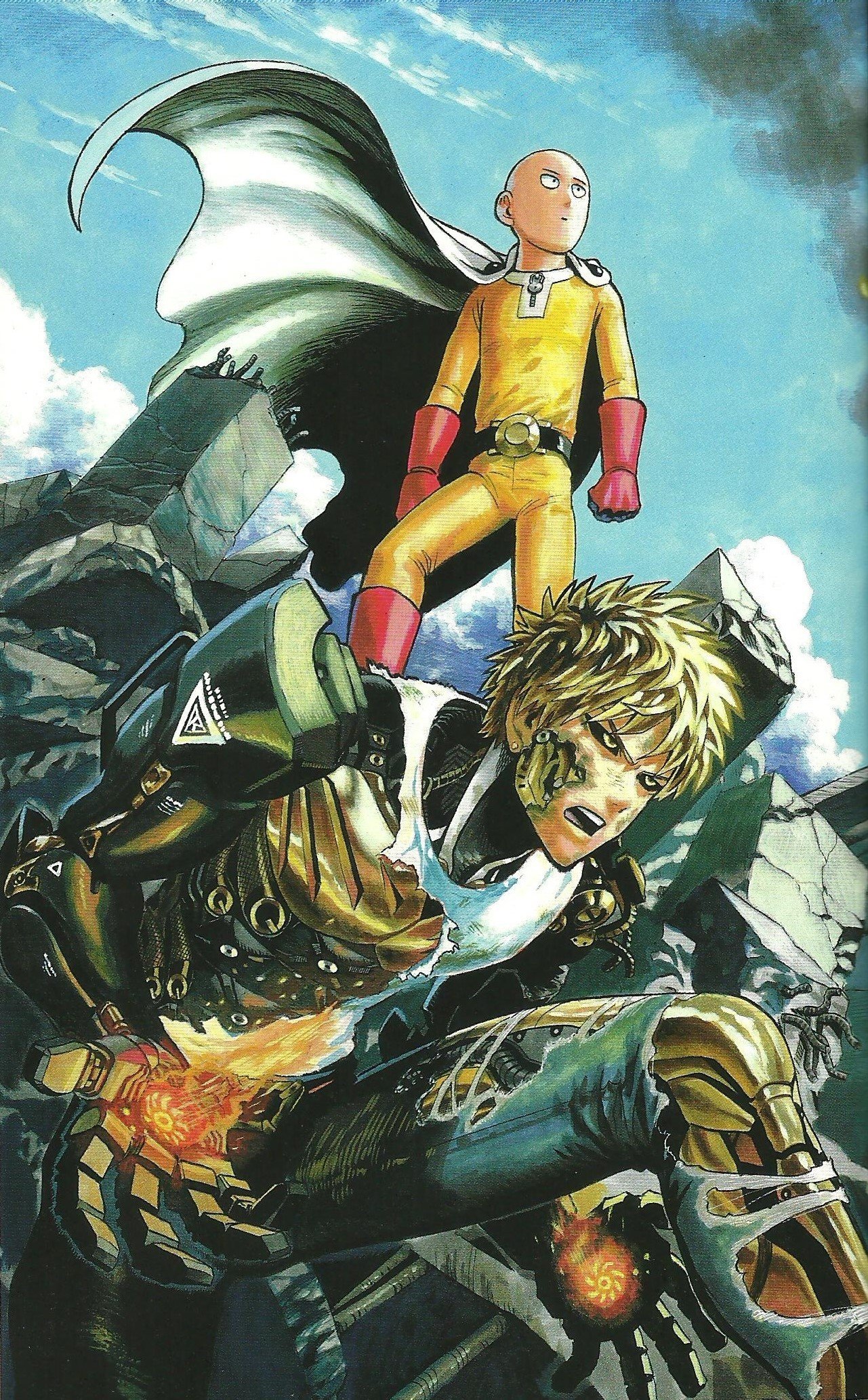 Genos, #manga, #Saitama, #One Punch Man, Wallpaper