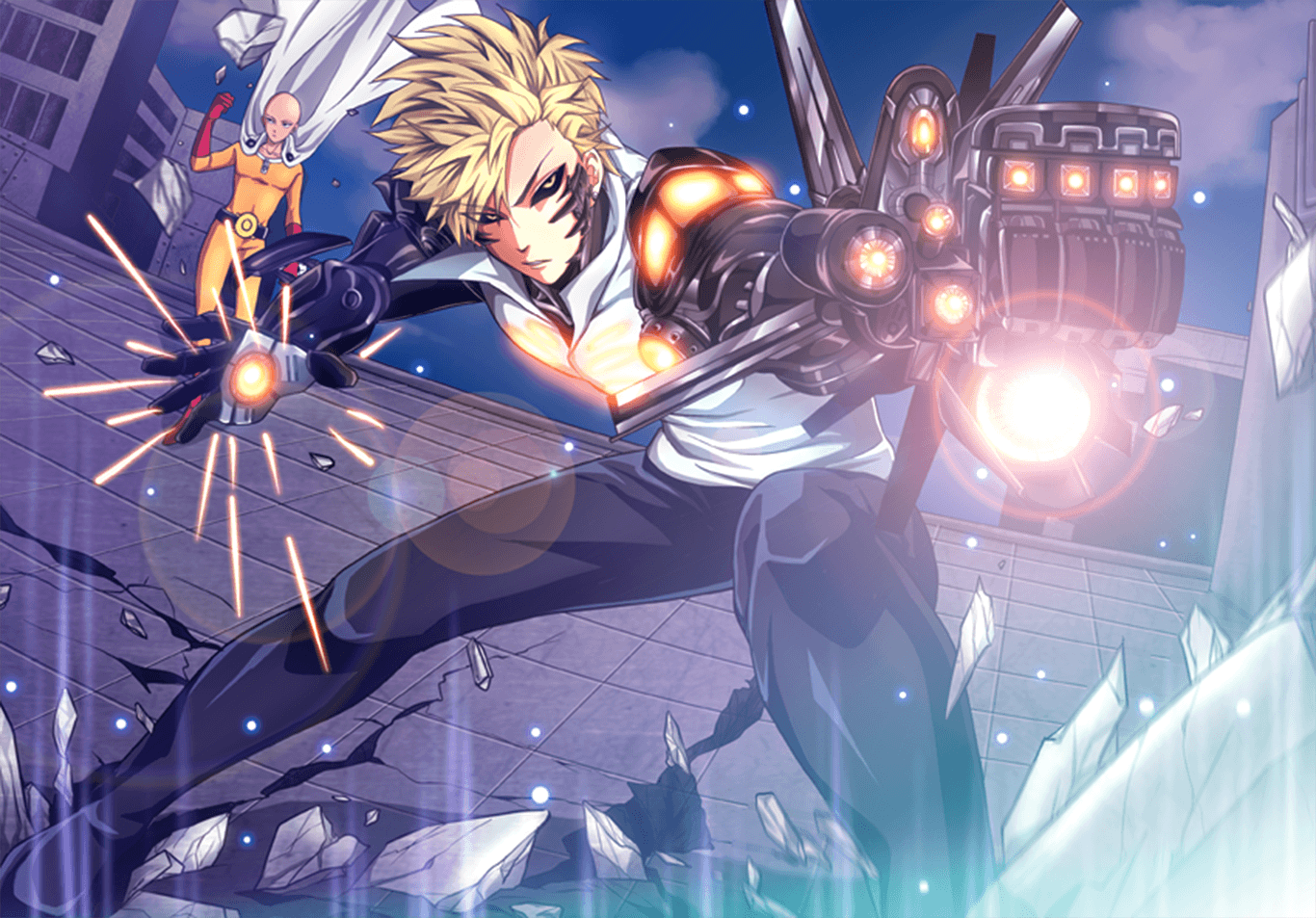 Saitama and Genos Wallpaper and Background Imagex953