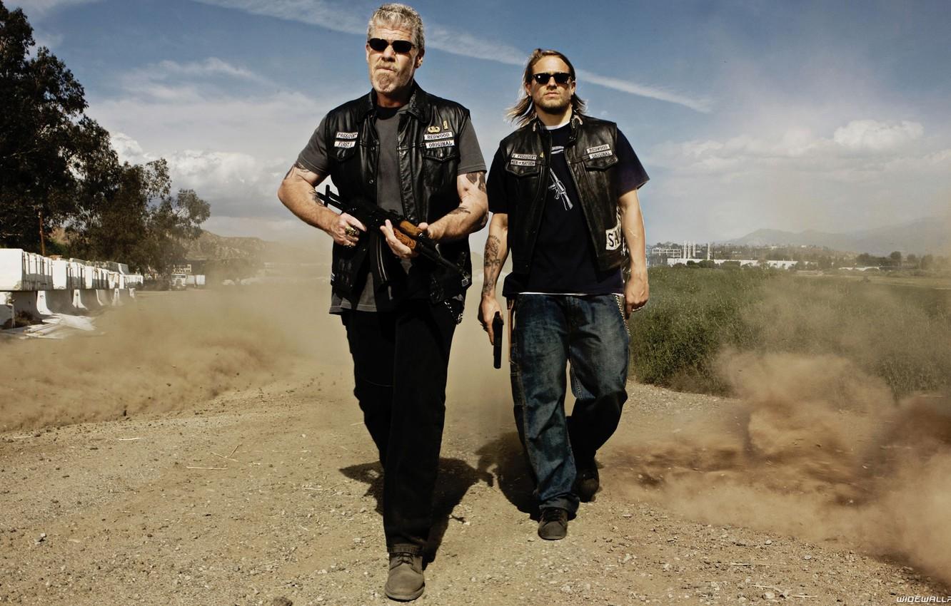 Wallpaper look, actors, the series, Charlie Hunnam, Sons of Anarchy