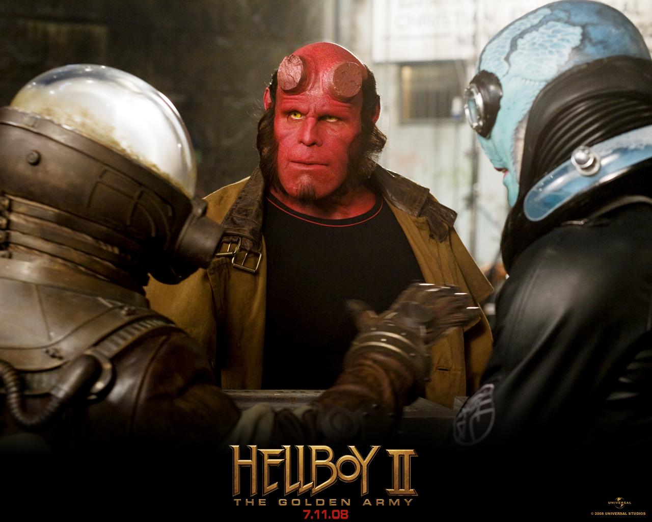 Ron Perlman Perlman in 2008 Hellboy 2: The Golden Army