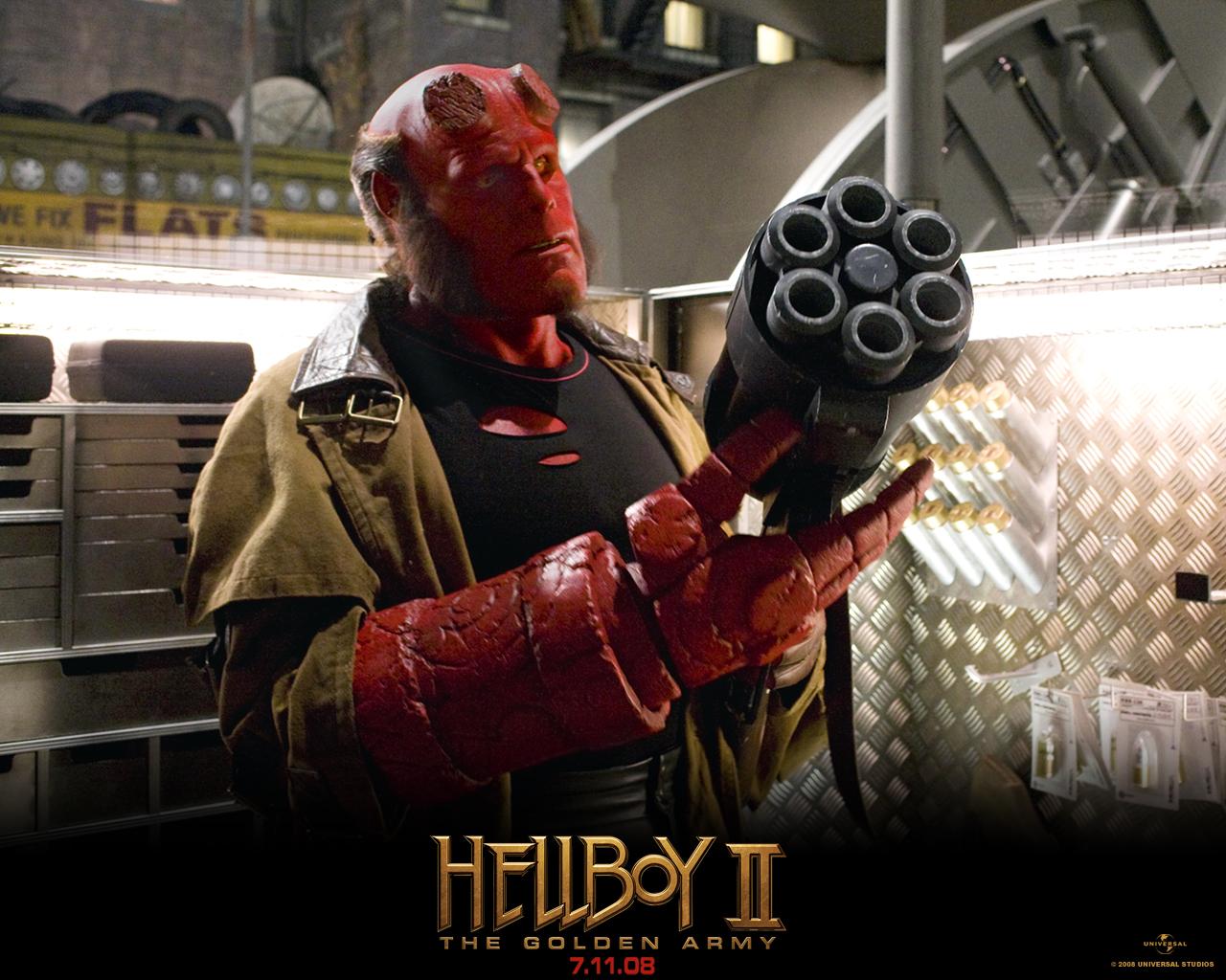 Ron Perlman Perlman in 2008 Hellboy 2: The Golden Army