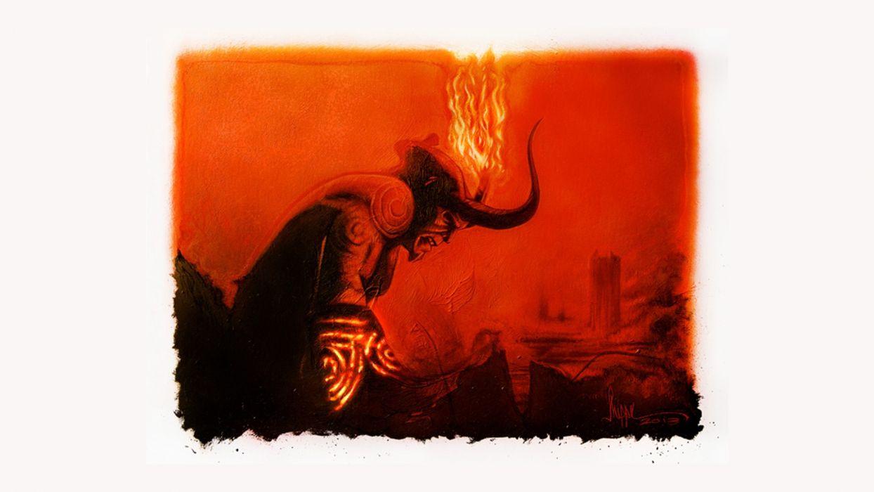 Movies Hellboy Ron Perlman comic wallpaperx1080