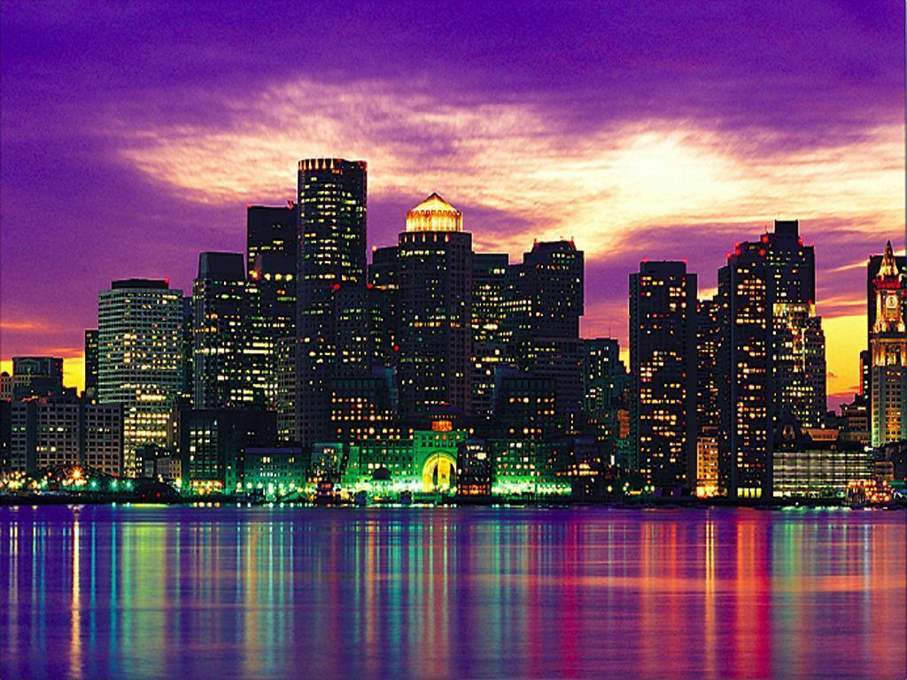 High Quality Full Colorful City Picture