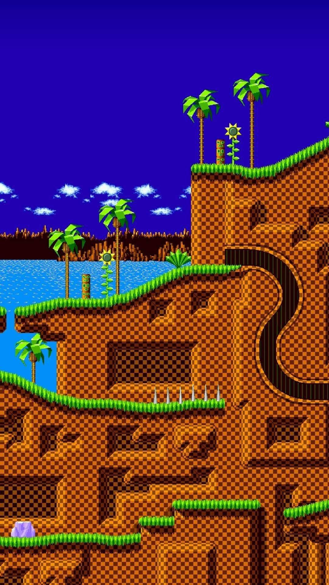 Green Hill Zone. Sonic thr Hedghog. Access. iPhone