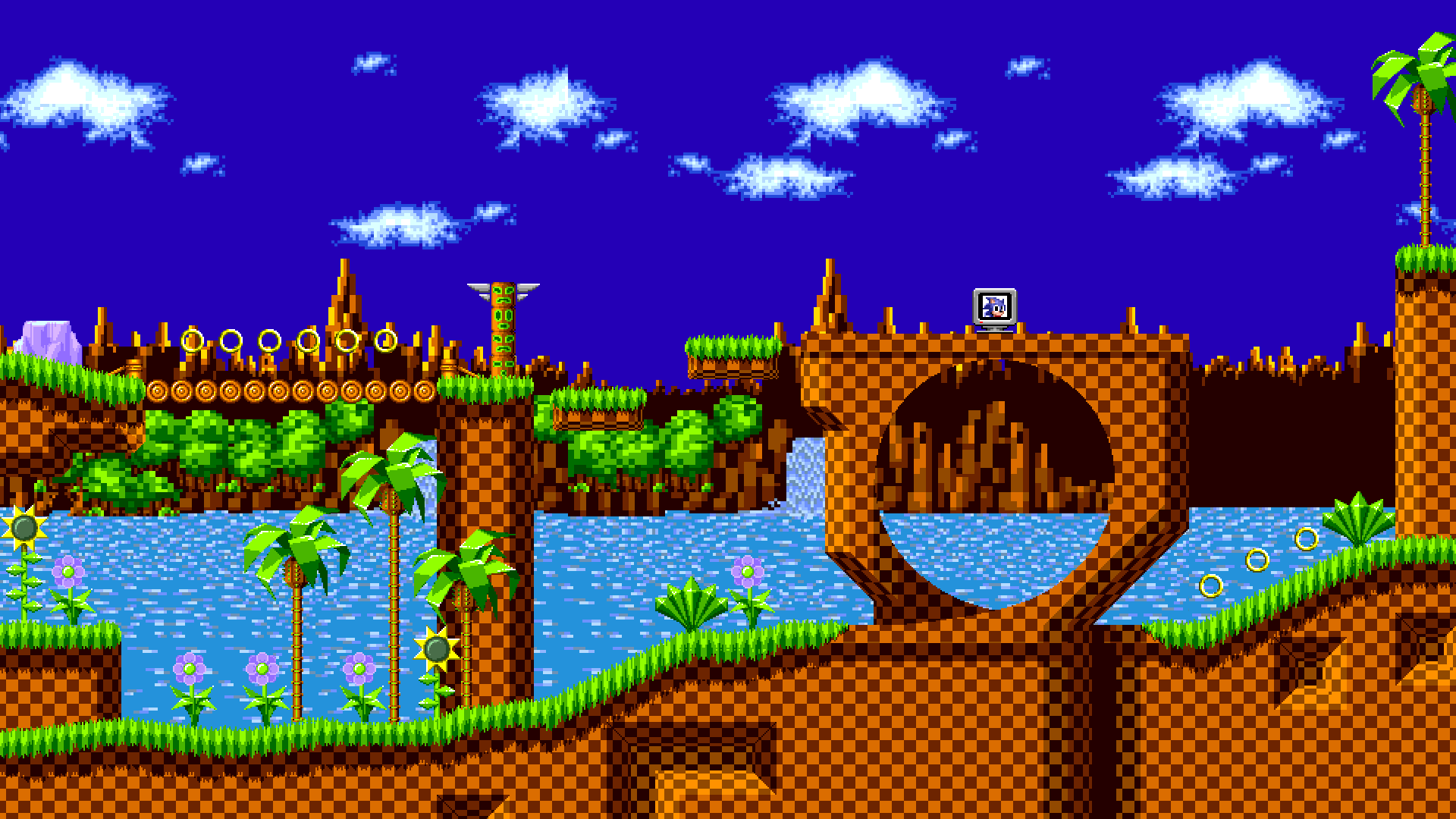 100+] Green Hill Zone Backgrounds