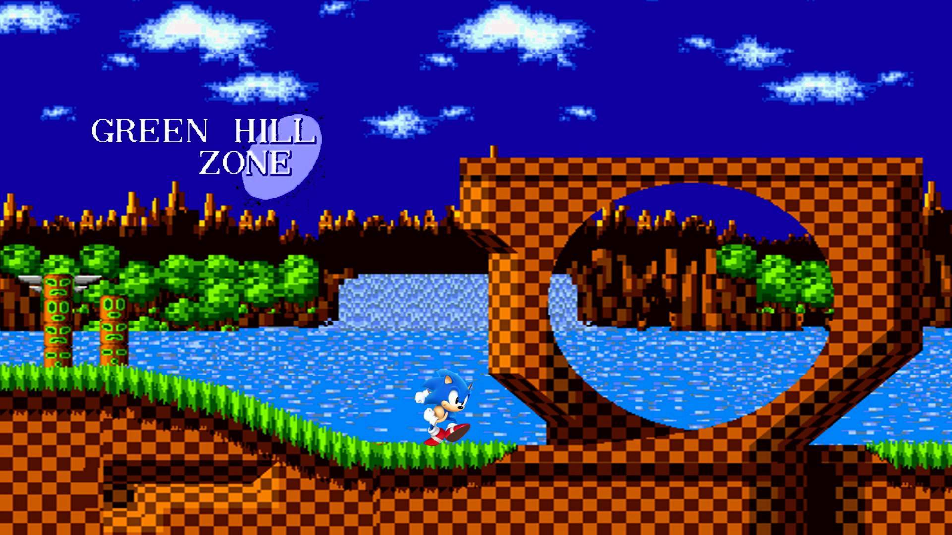 VGW: Sonic the Hedgehog Green Hill Zone 4K Video Wallpaper 