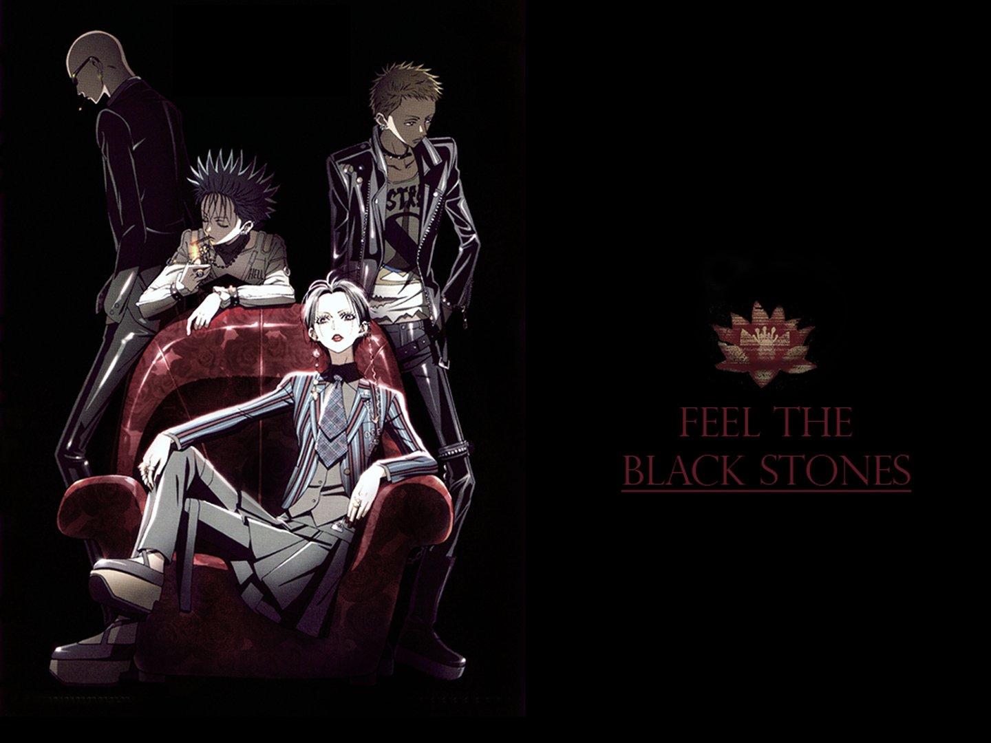 Anime nana series group music black stones characters wallpaper