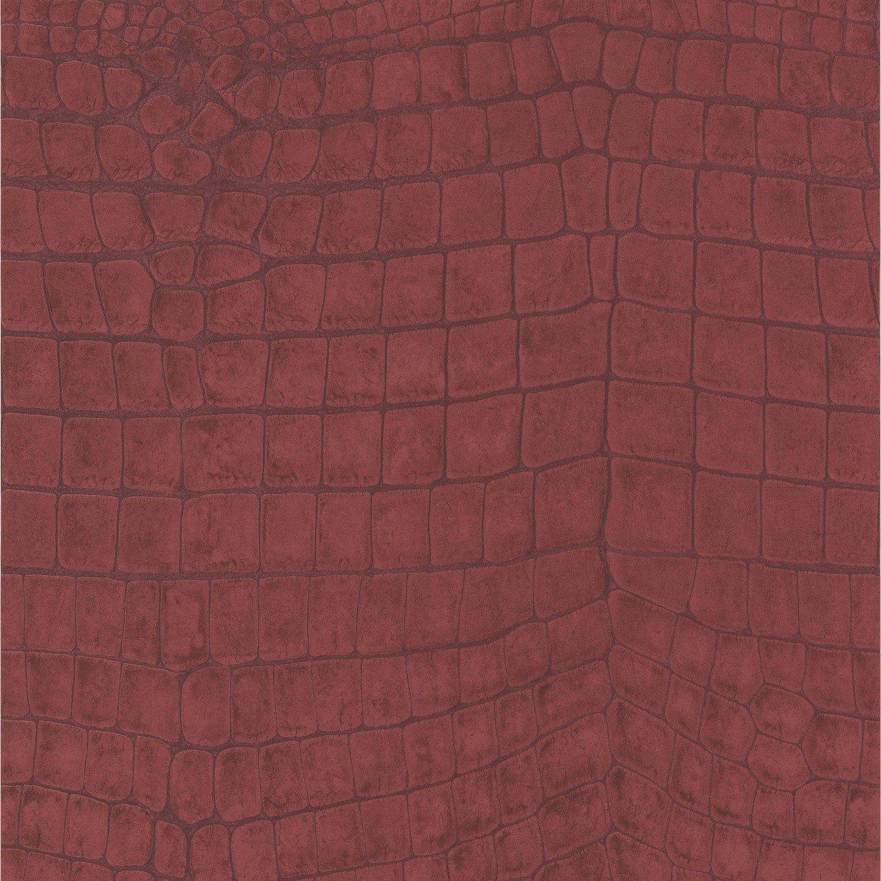 Galerie Red Crocodile Skin Wallpaper