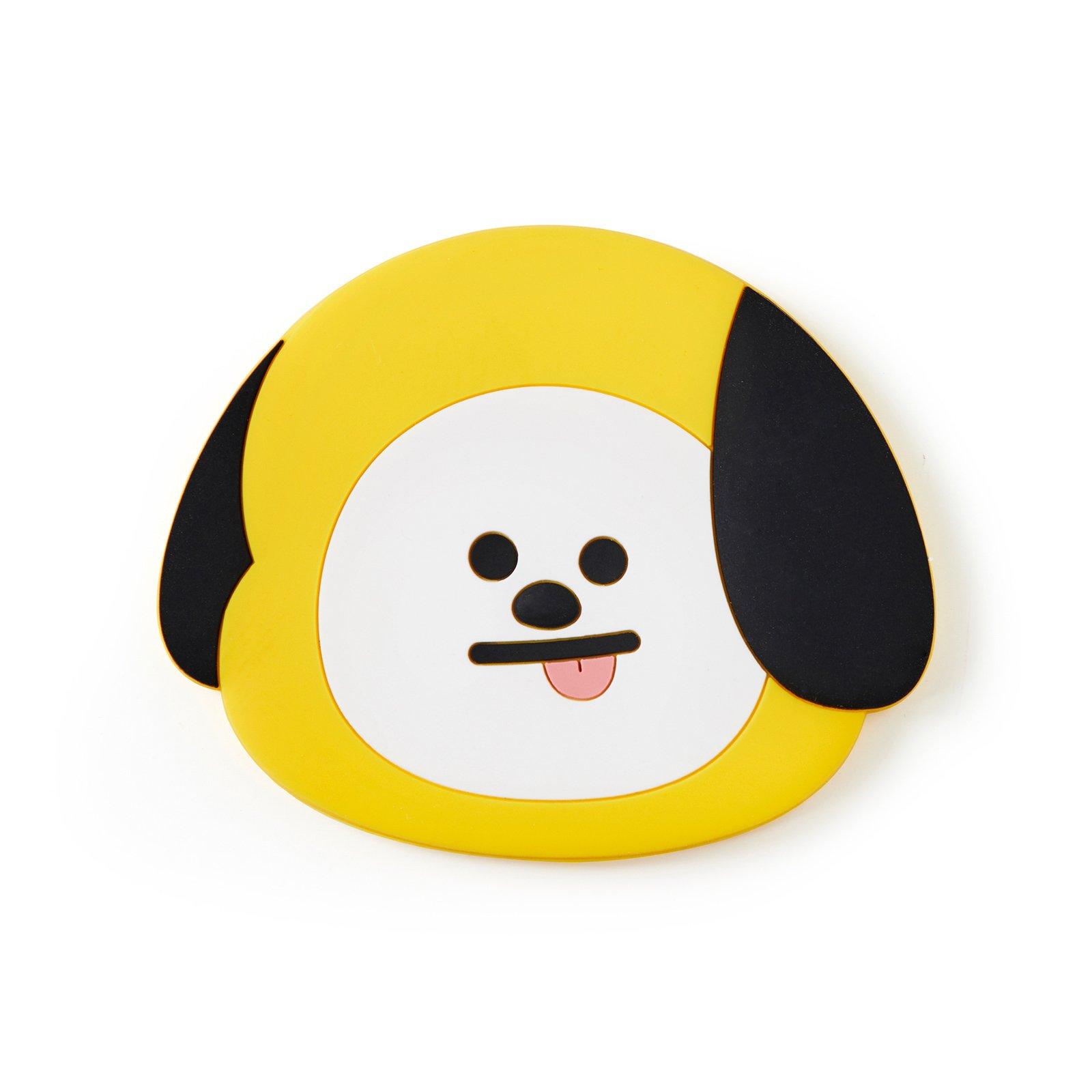 Amazon.com, BT21 Chimmy Silicon Hand Mirror One Size Yellow