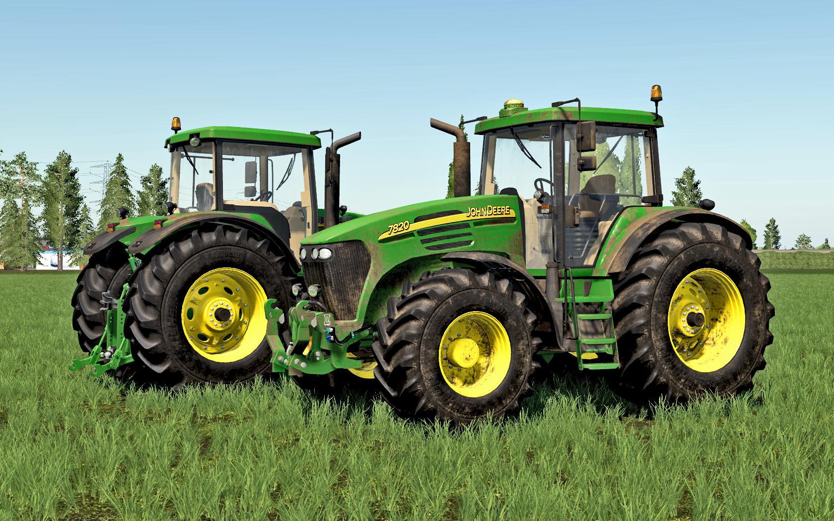 John Deere 7020 SERIE v2.0 FS19 Simulator 19 Mod