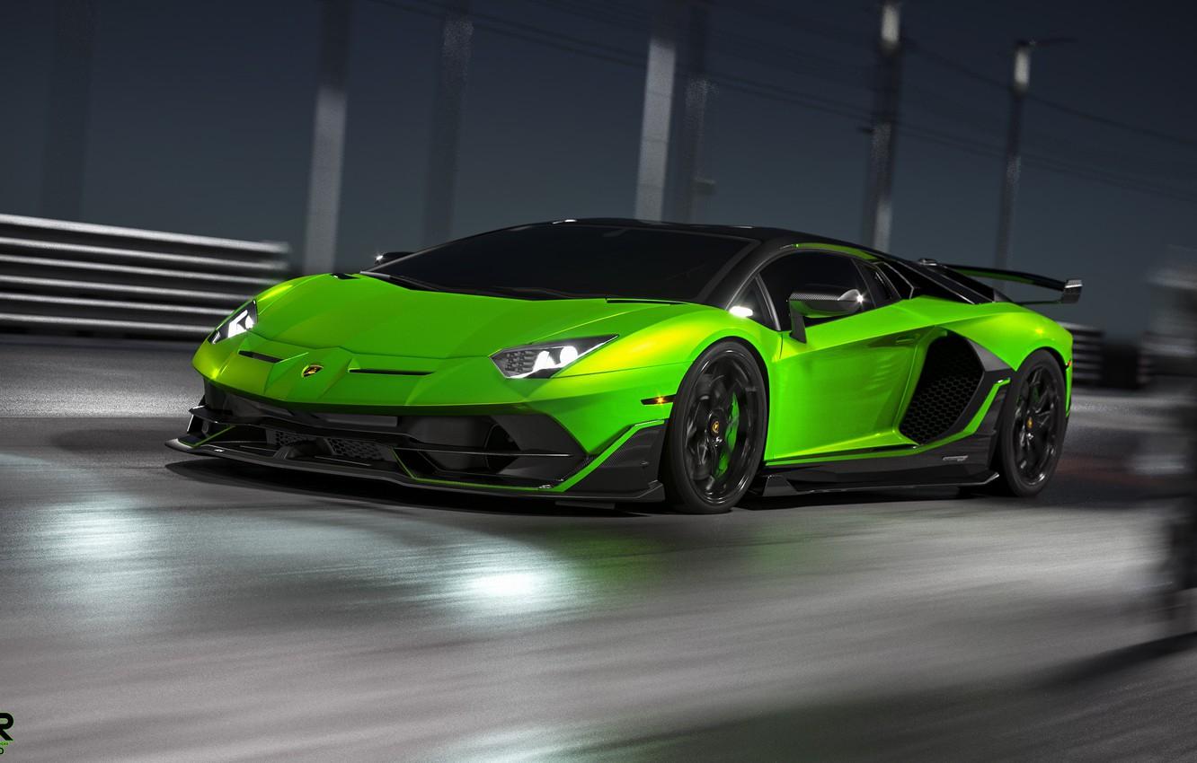 Wallpaper speed, Lamborghini, supercar, Aventador, SVJ, 2019
