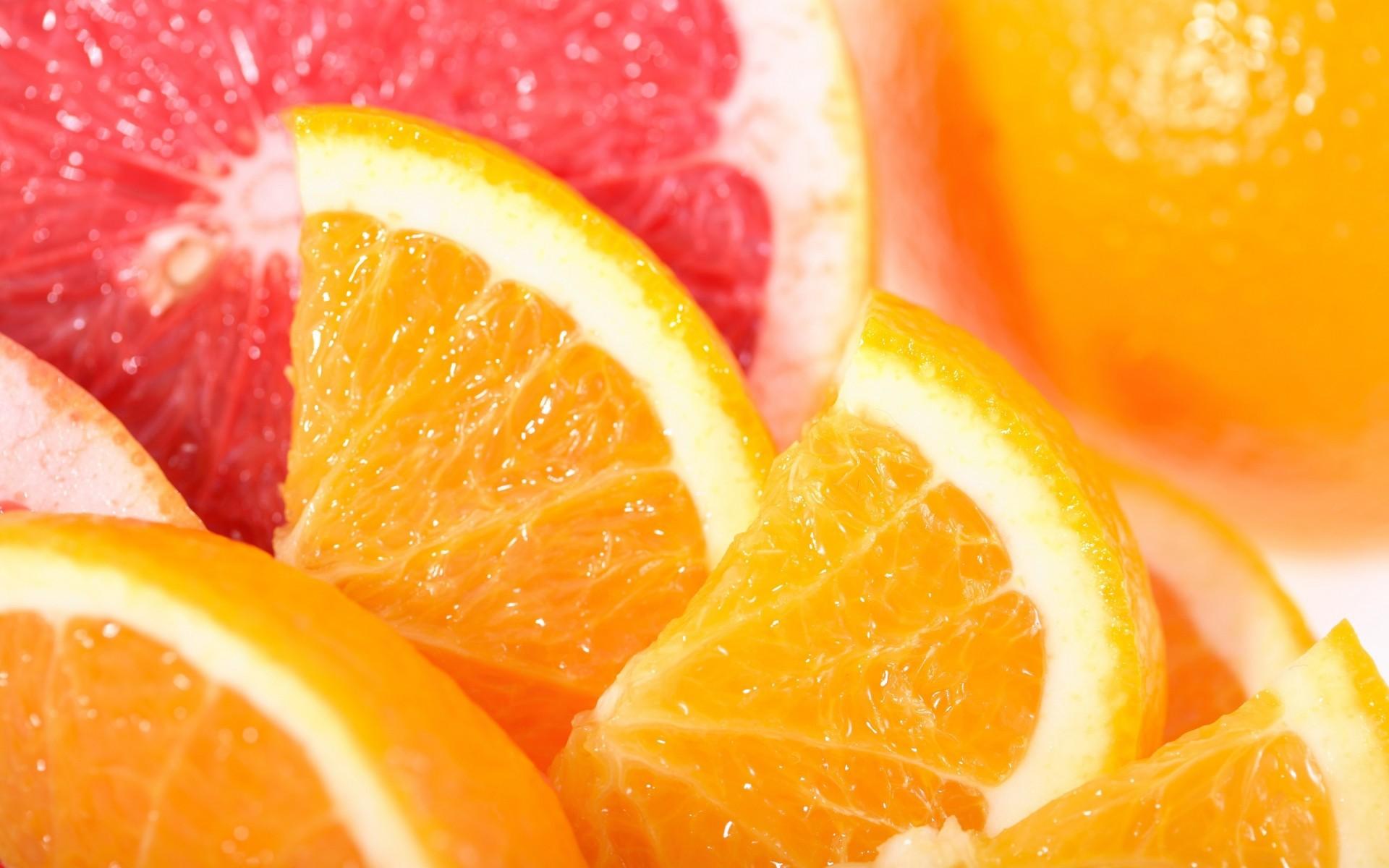 Slices of orange and grapefruit wallpaper and image