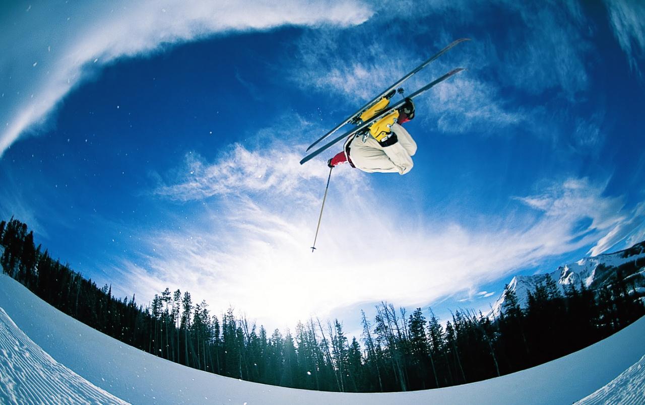 Ski jump wallpaper. Ski jump