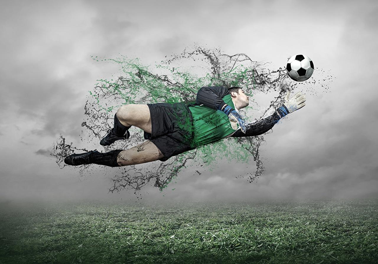 Wallpaper Sport Ball Footbal Goalkeeper (football) Jump