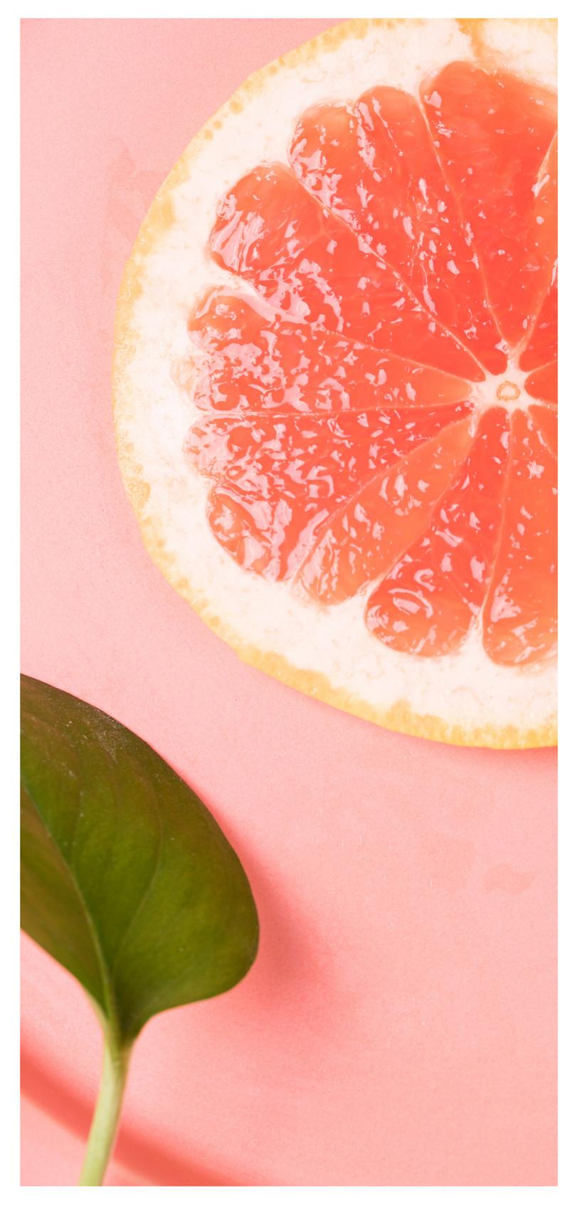 Fruit grapefruit mobile phone wallpaper background image_picture