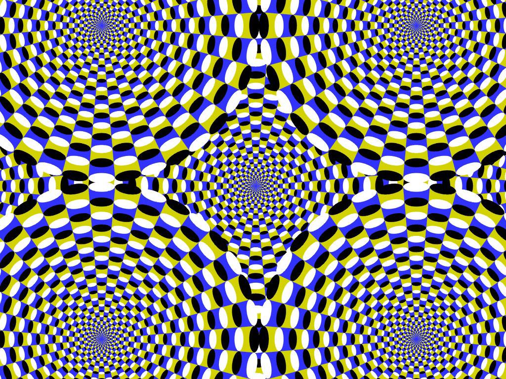 I love optical illusions close one eye, tilt your phone and look