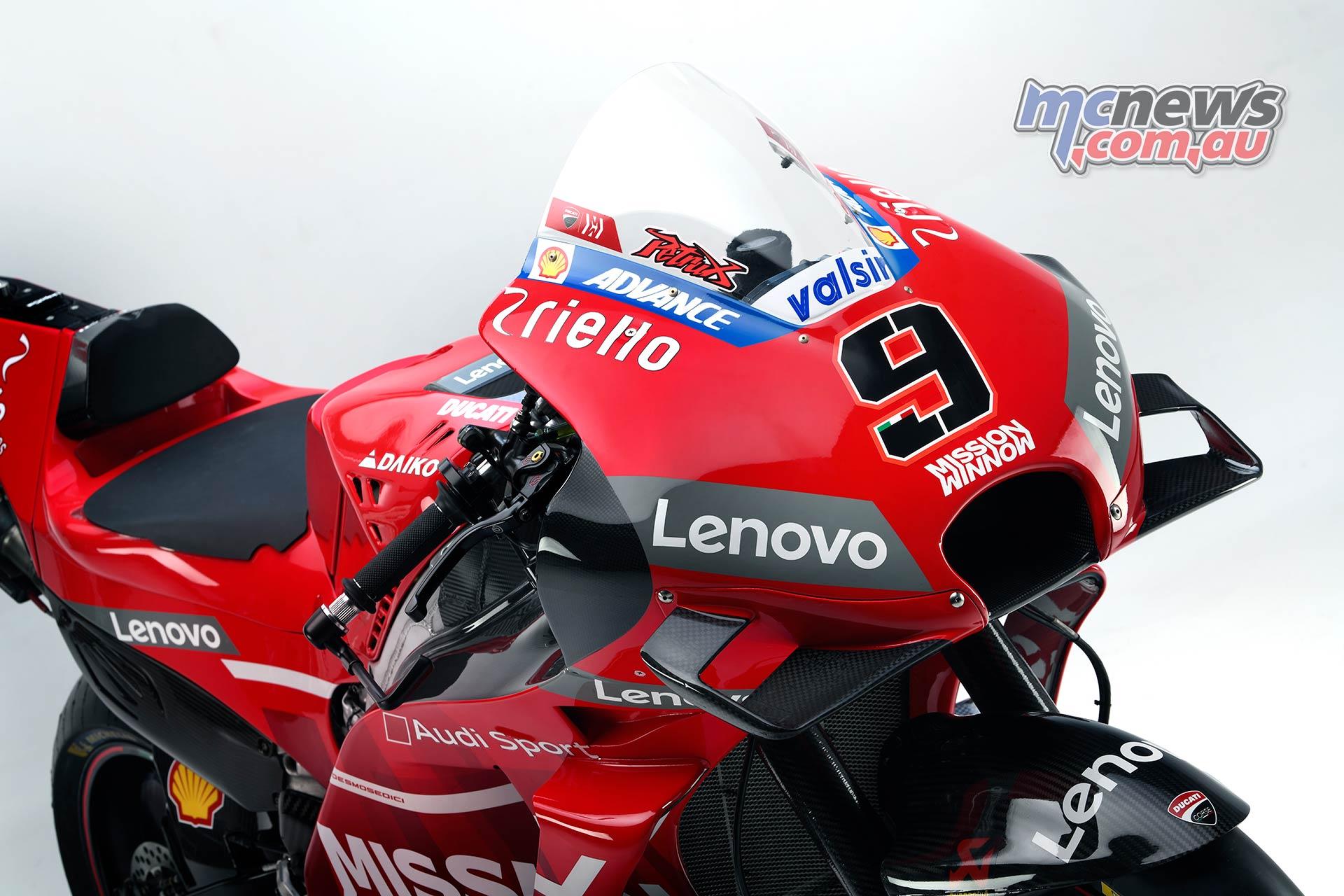 Ducati Desmosedici GP19. Image in detail