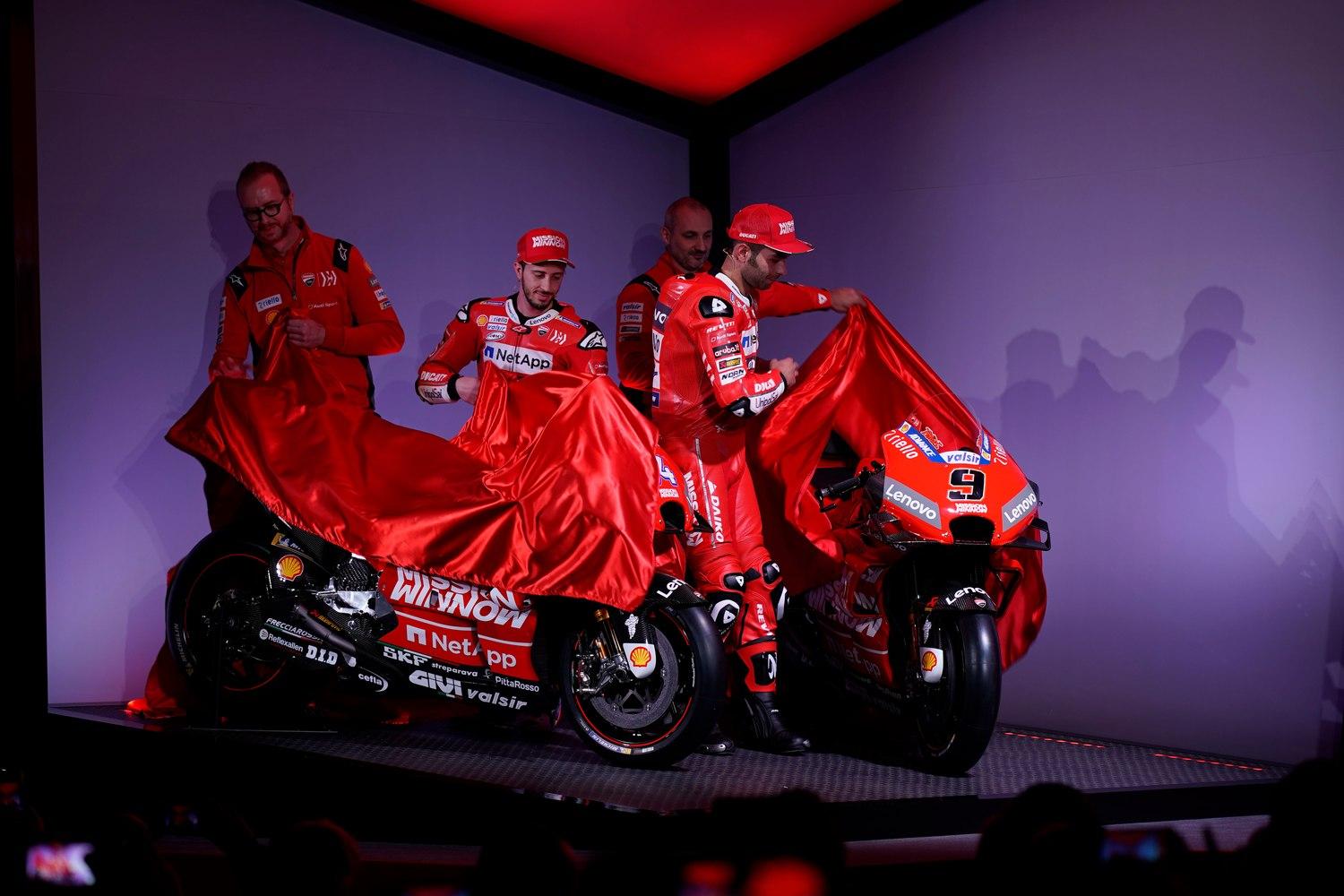 The 2019 Mission Winnow Ducati team presented at Neuchâtel