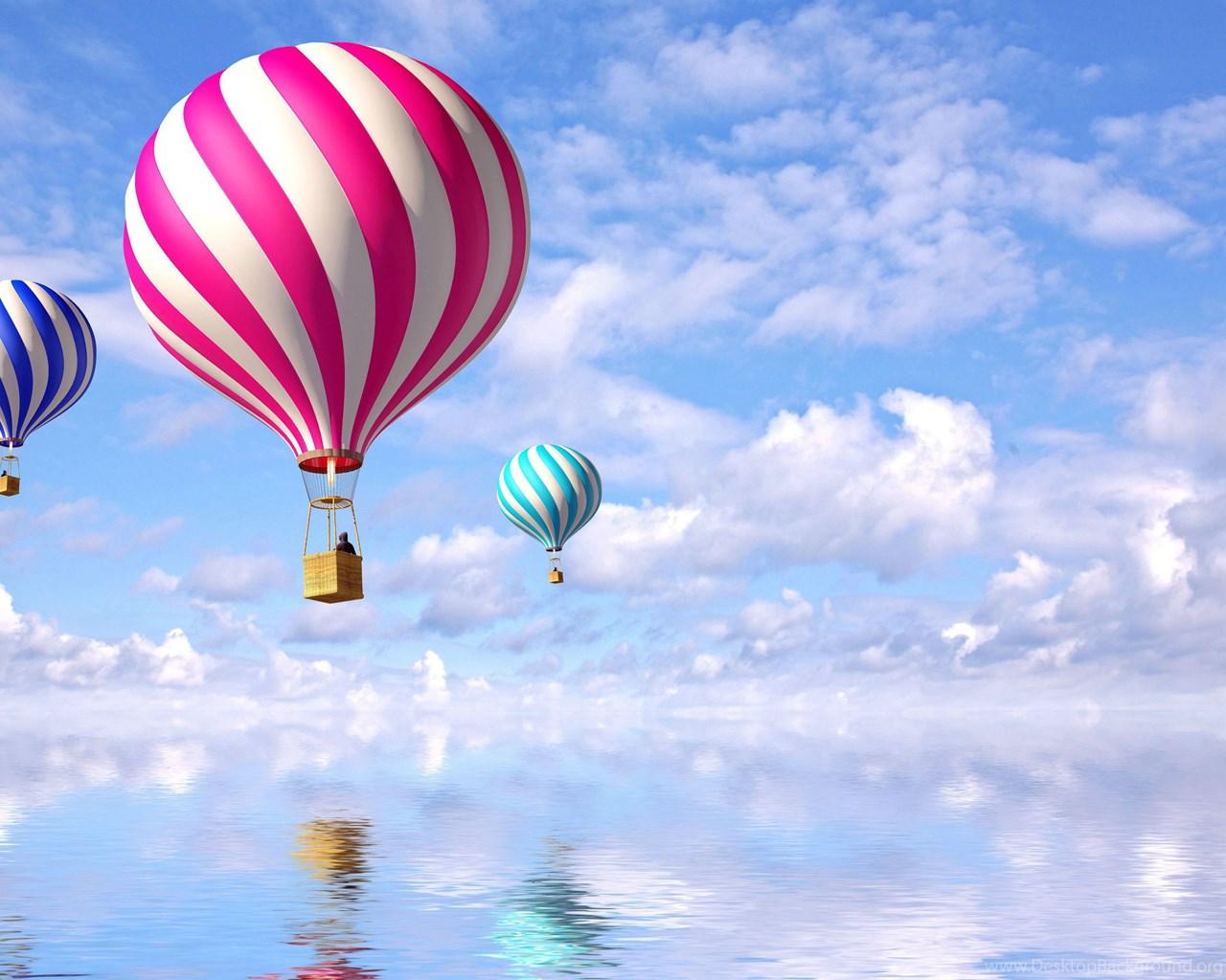 Hot Air Balloon Wallpaper Desktop Background