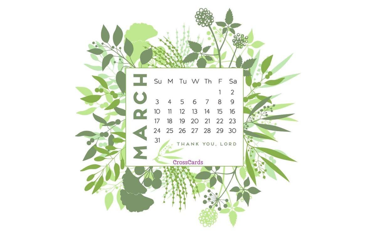 March 2016 free calendar wallpaper  desktop background