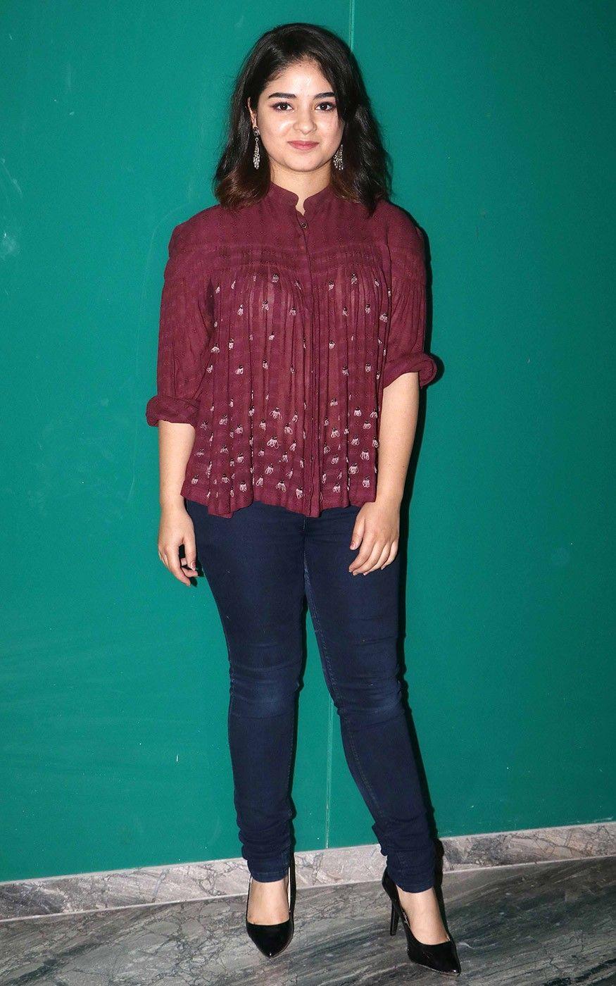 Cute Zaira. Zaira Wasim& Aamir khan. Zaira wasim