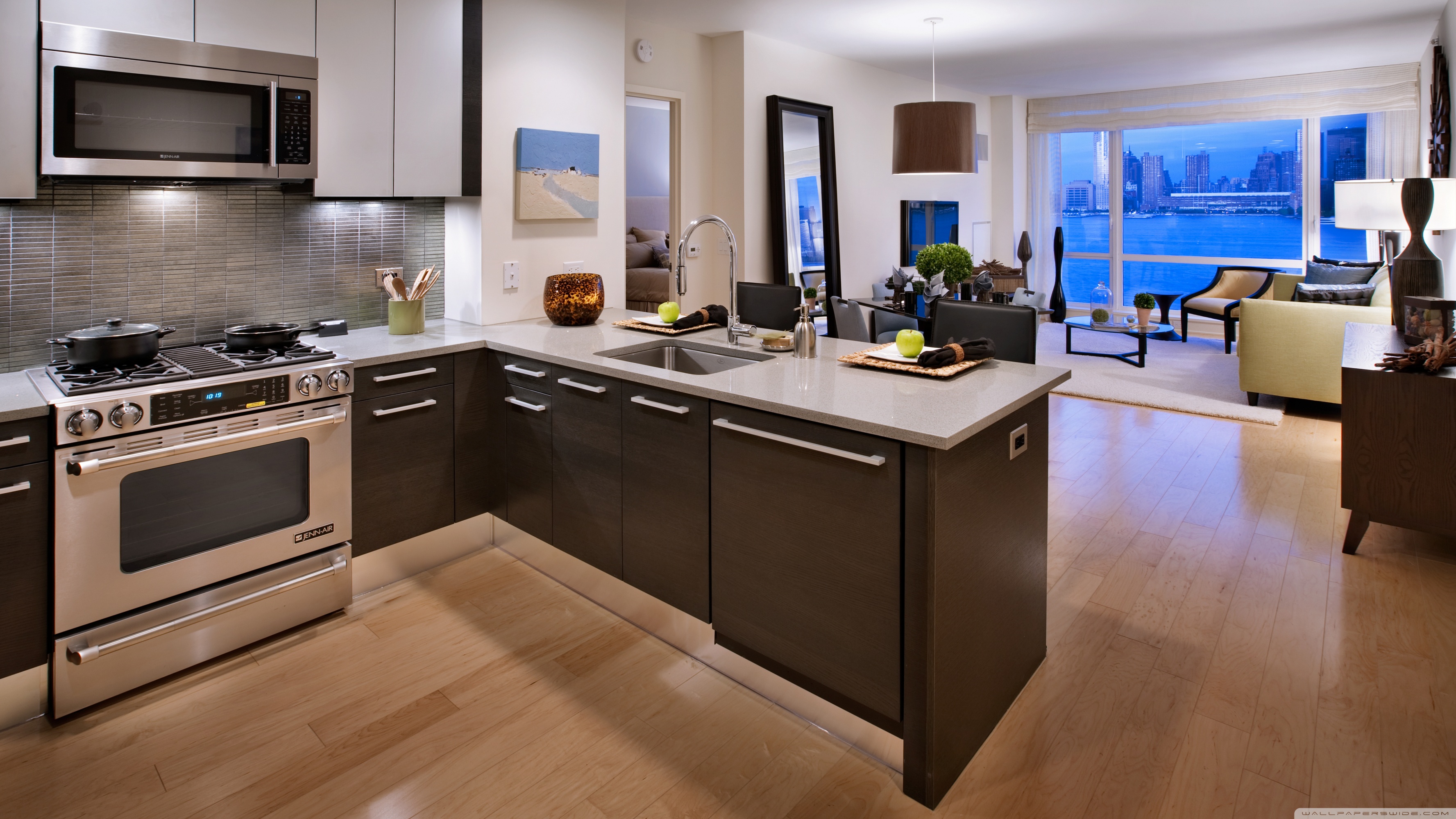 Modern Kitchen ❤ 4K HD Desktop Wallpaper for 4K Ultra HD TV