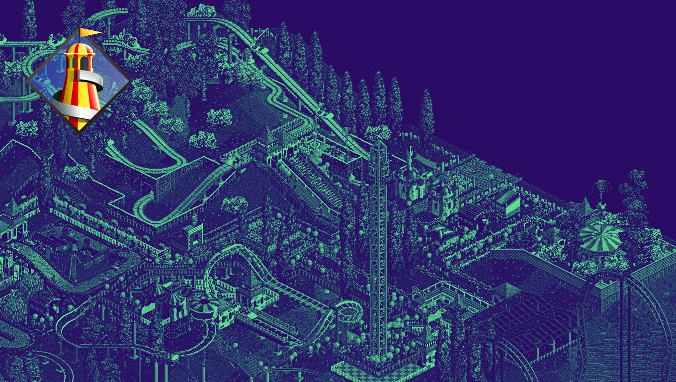 Some Wallpaper Showcasing OpenRCT2 RCT In General