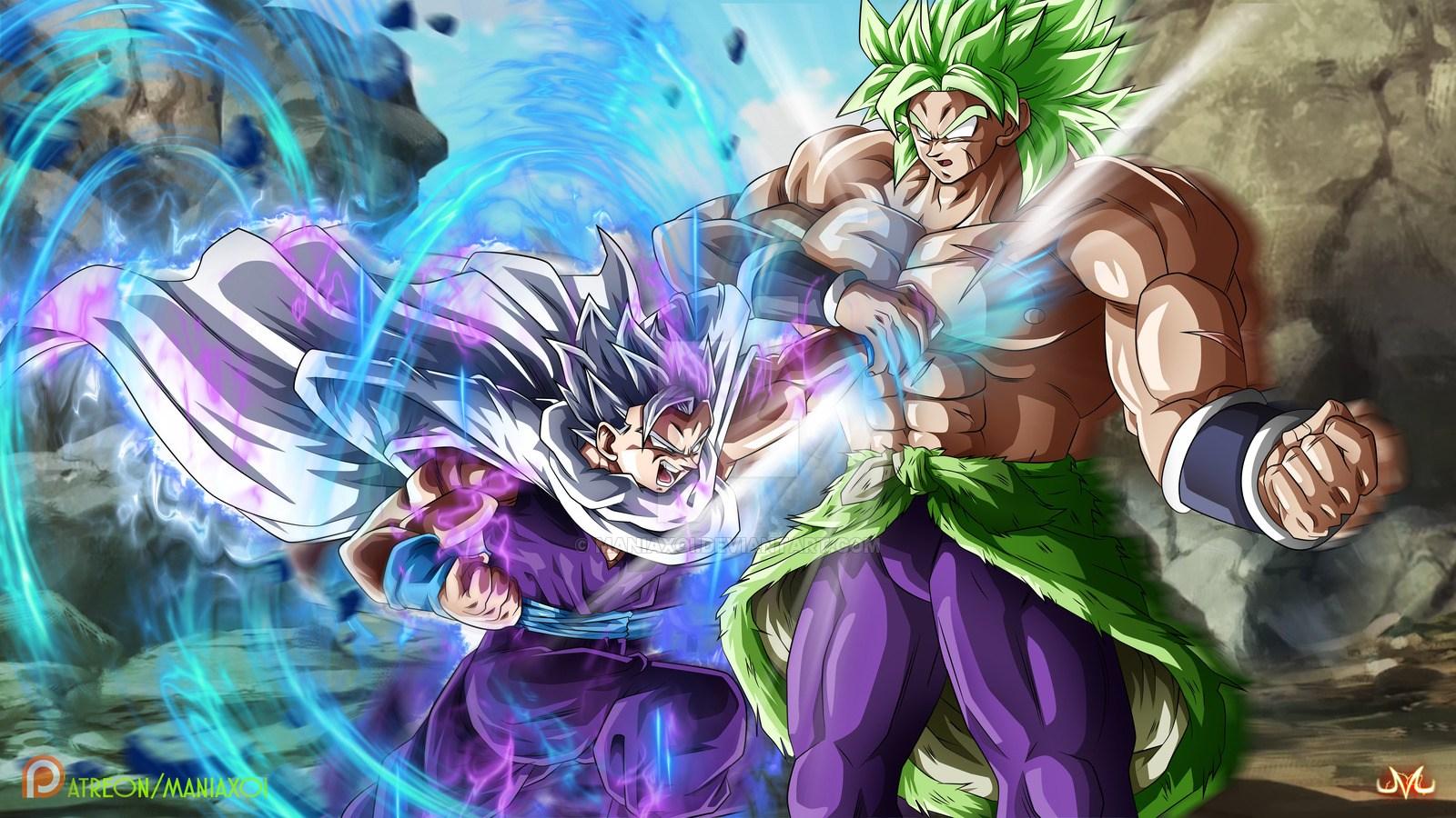 Gogeta vs Broly  Dragon ball super wallpapers, Dragon ball super