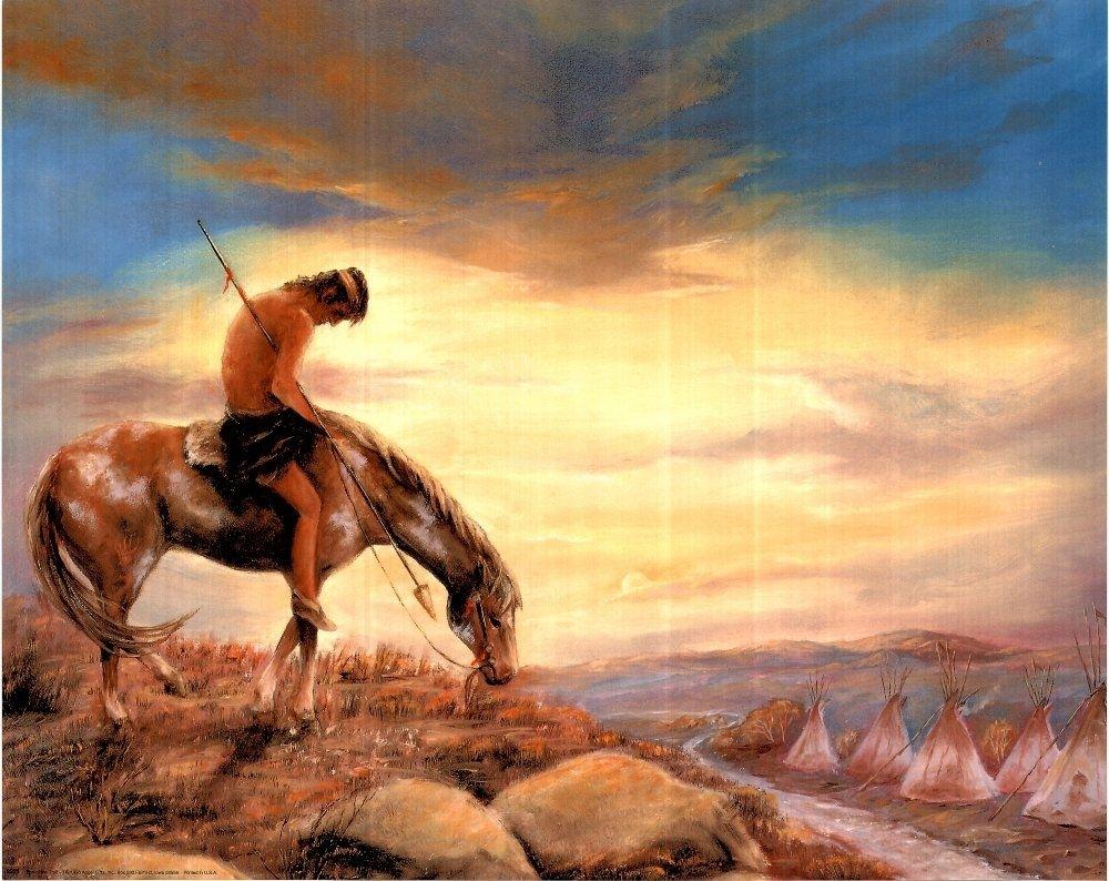 Download Cool Native American Horse Wallpaper