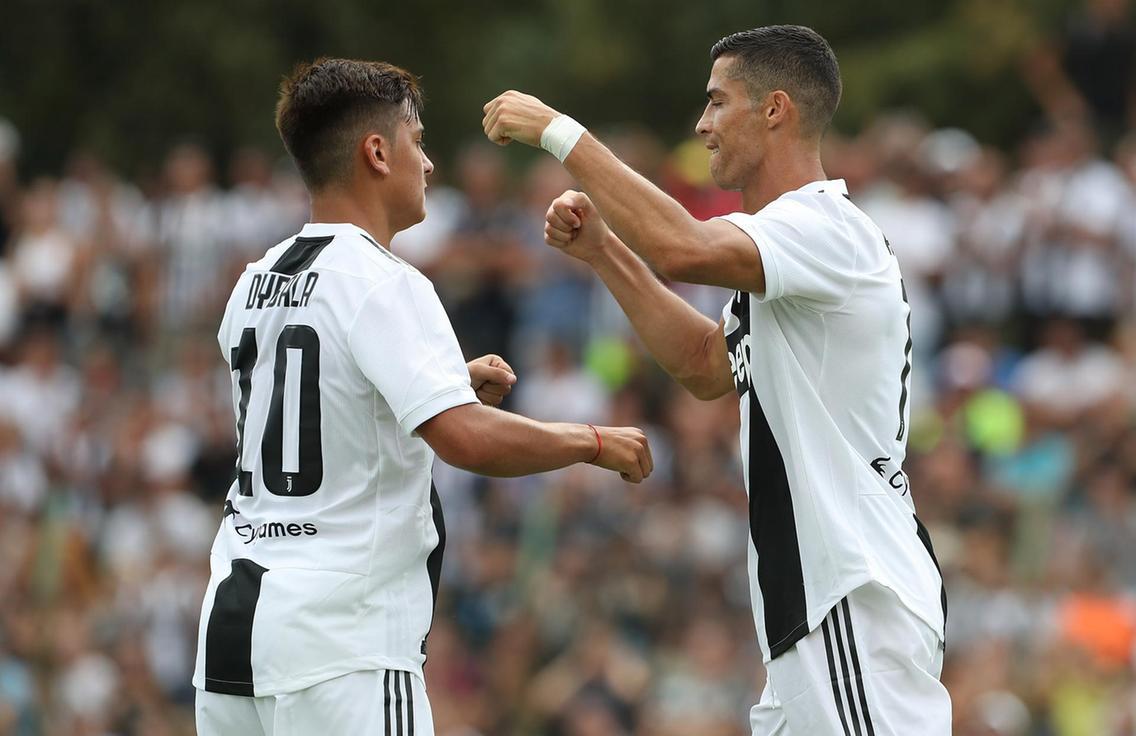 Cristiano Ronaldo scores on Juventus debut