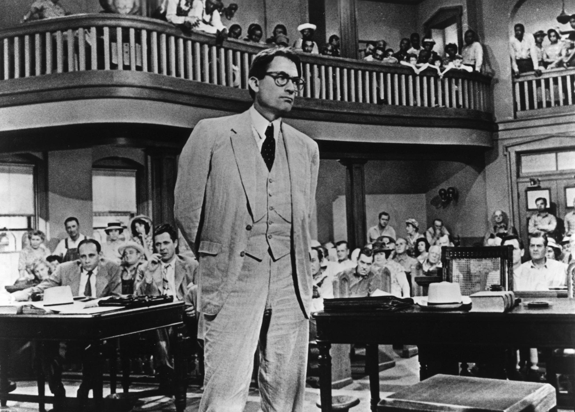 Gregory Peck Portrays Attorney Atticus Finch In The 1962 Film To