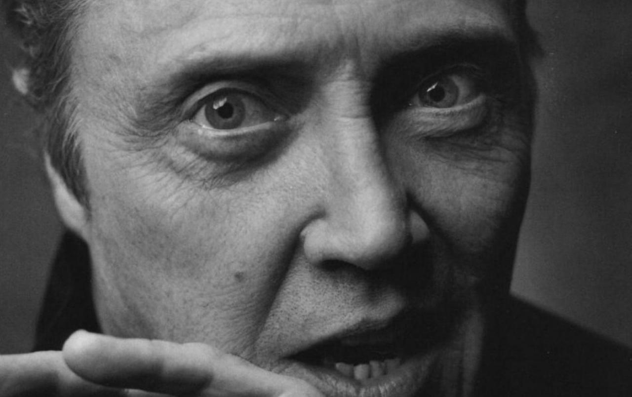 Christopher Walken Black And White Close Up Wallpaper. Christopher